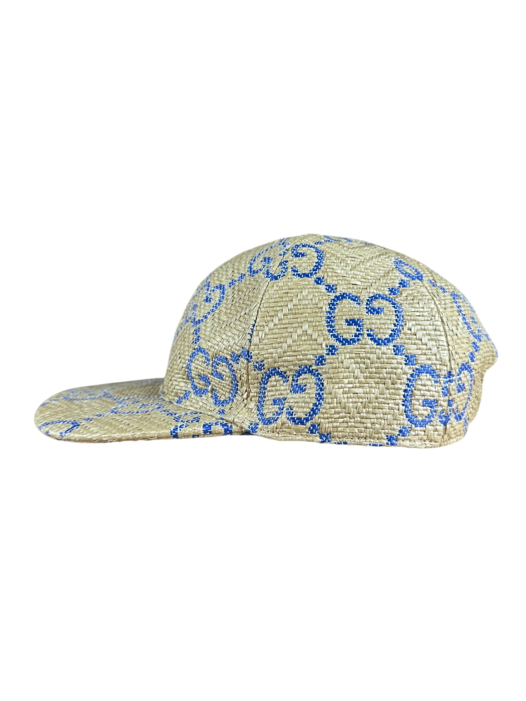 Gucci GG Raffia Baseball Cap - Image 2