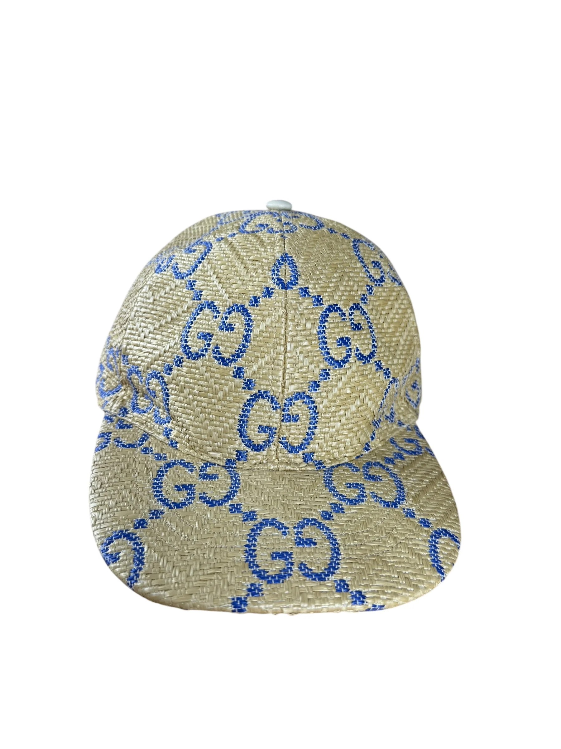 Gucci GG Raffia Baseball Cap - Image 3