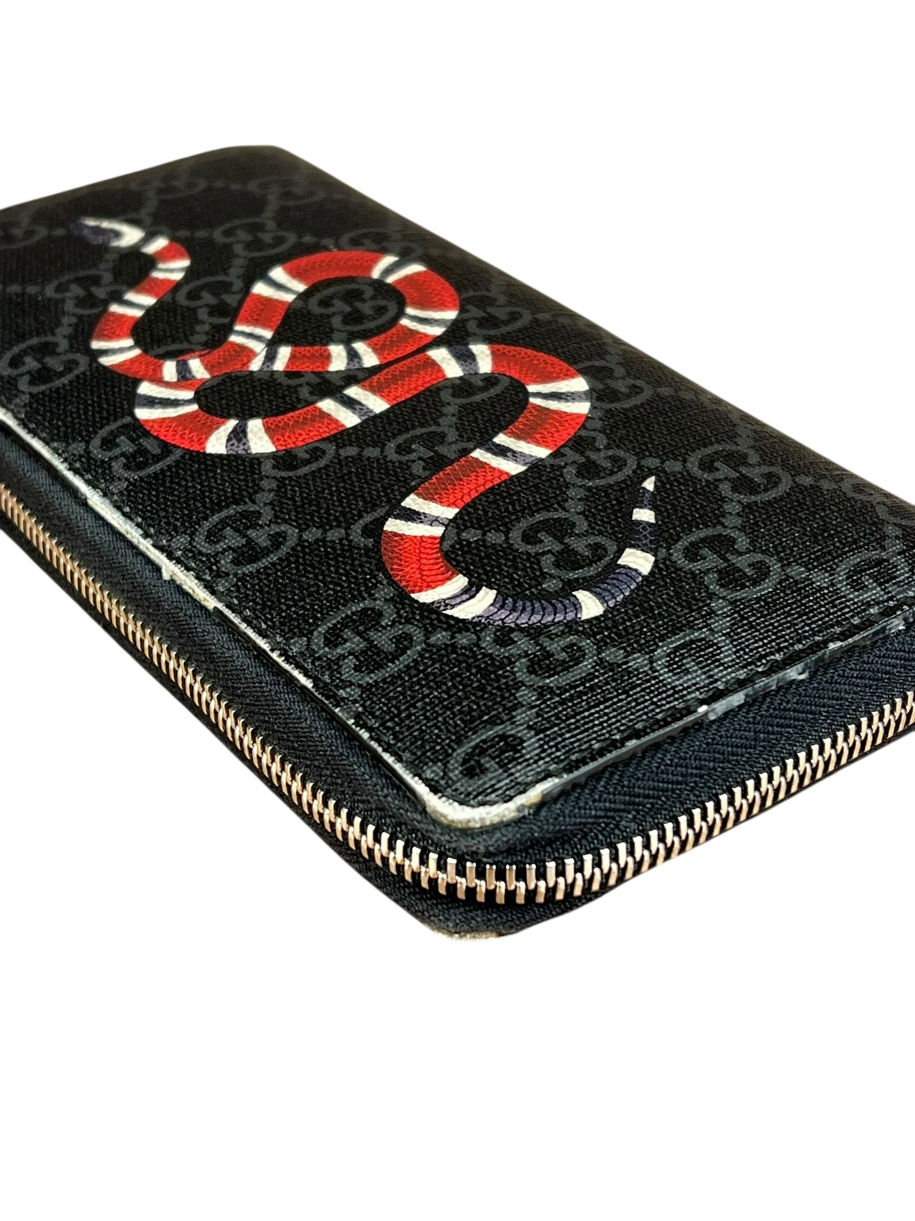 Gucci Kingsnake GG Zippy Wallet - Image 10