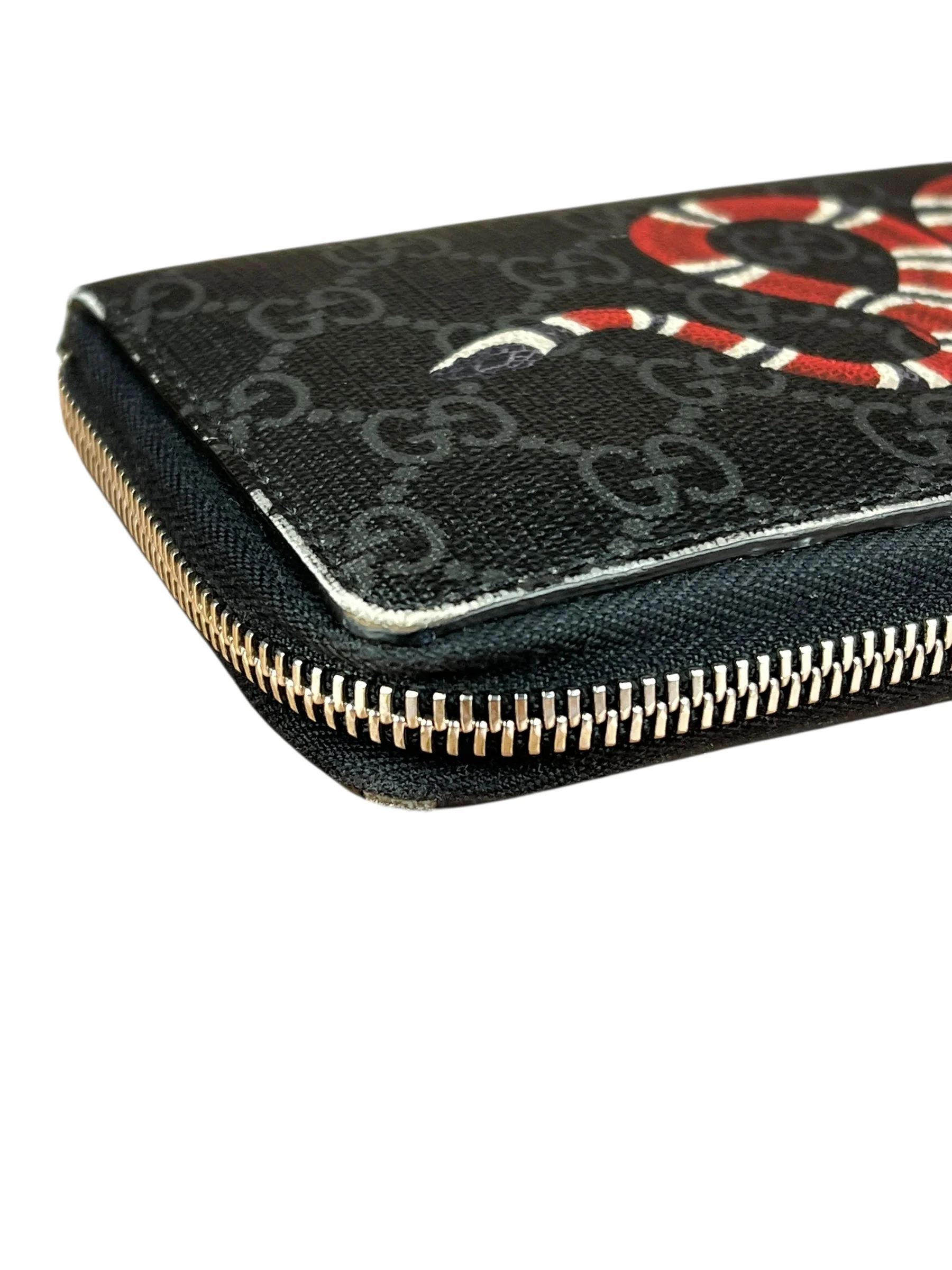 Gucci Kingsnake GG Zippy Wallet - Image 9