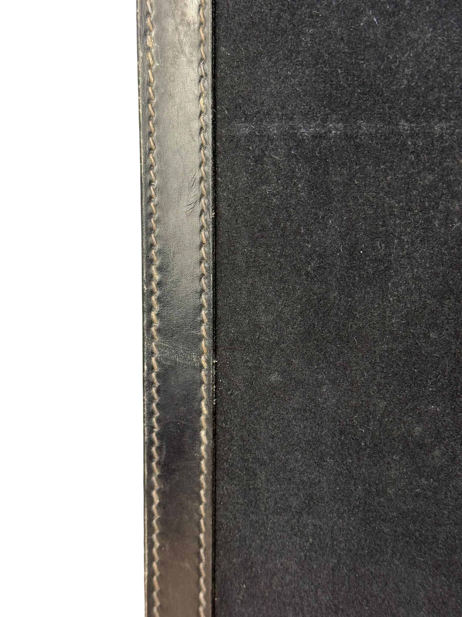 Gucci Navy Suede Vintage Briefcase - Image 7