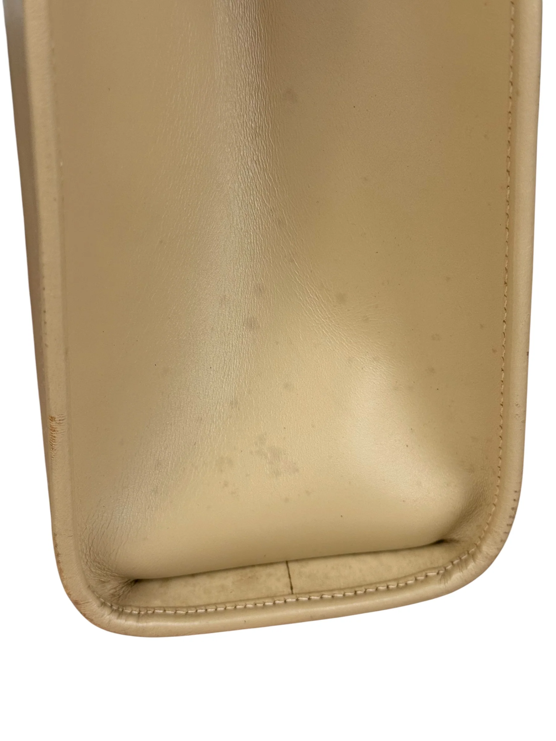 Gucci Vintage Beige Leather Jackie Tote Bag - Image 7