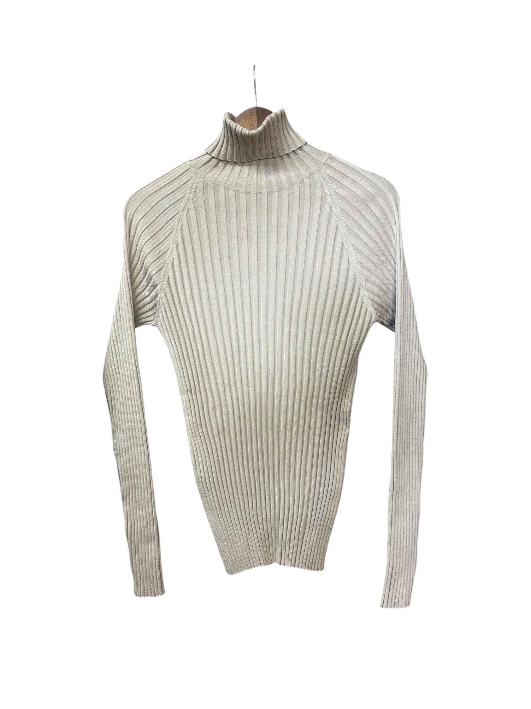 Gucci Vintage Brown Ribbed Turtle Neck Sweater