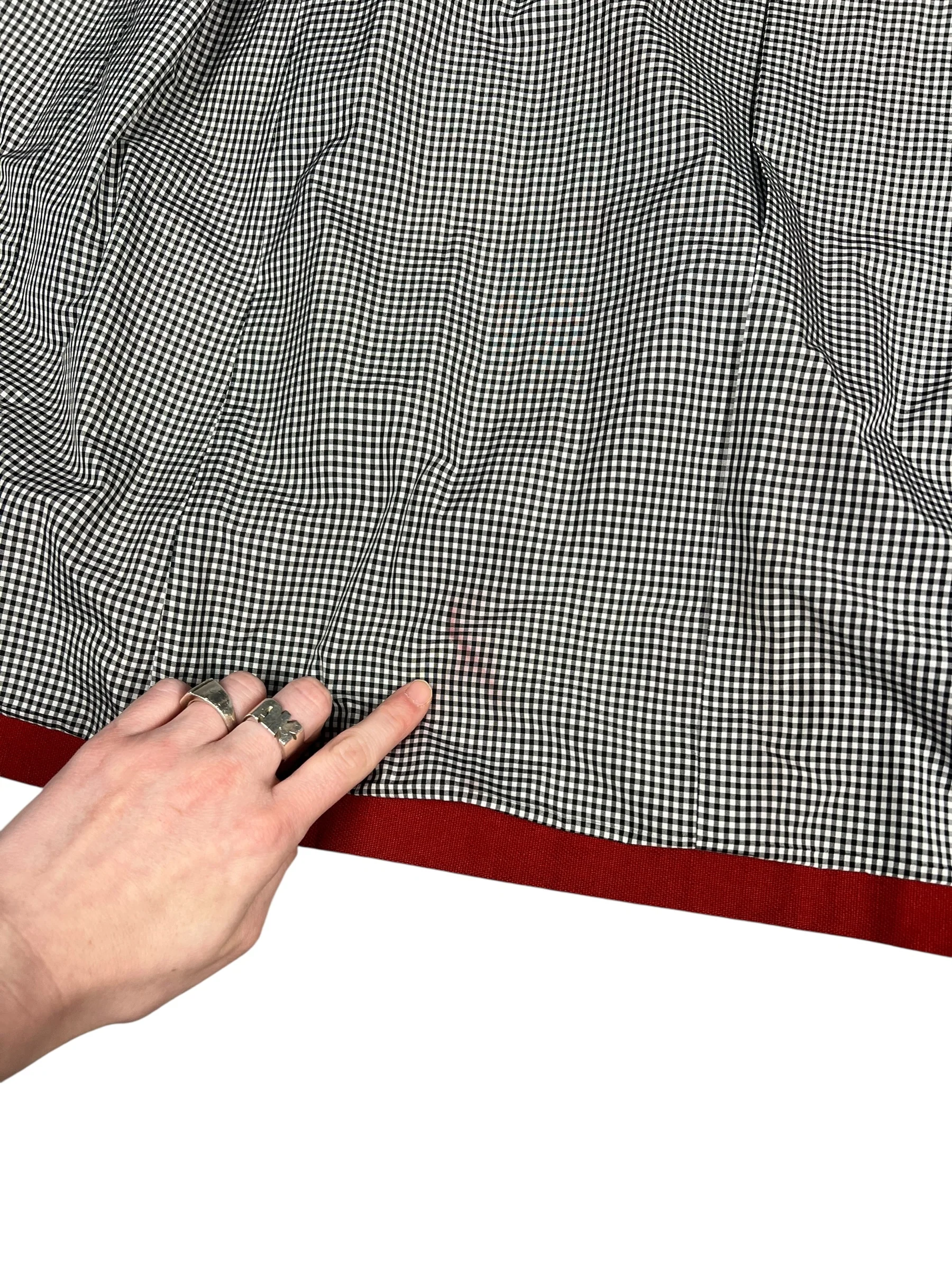 Gucci Vintage Red Trench Coat - Image 9