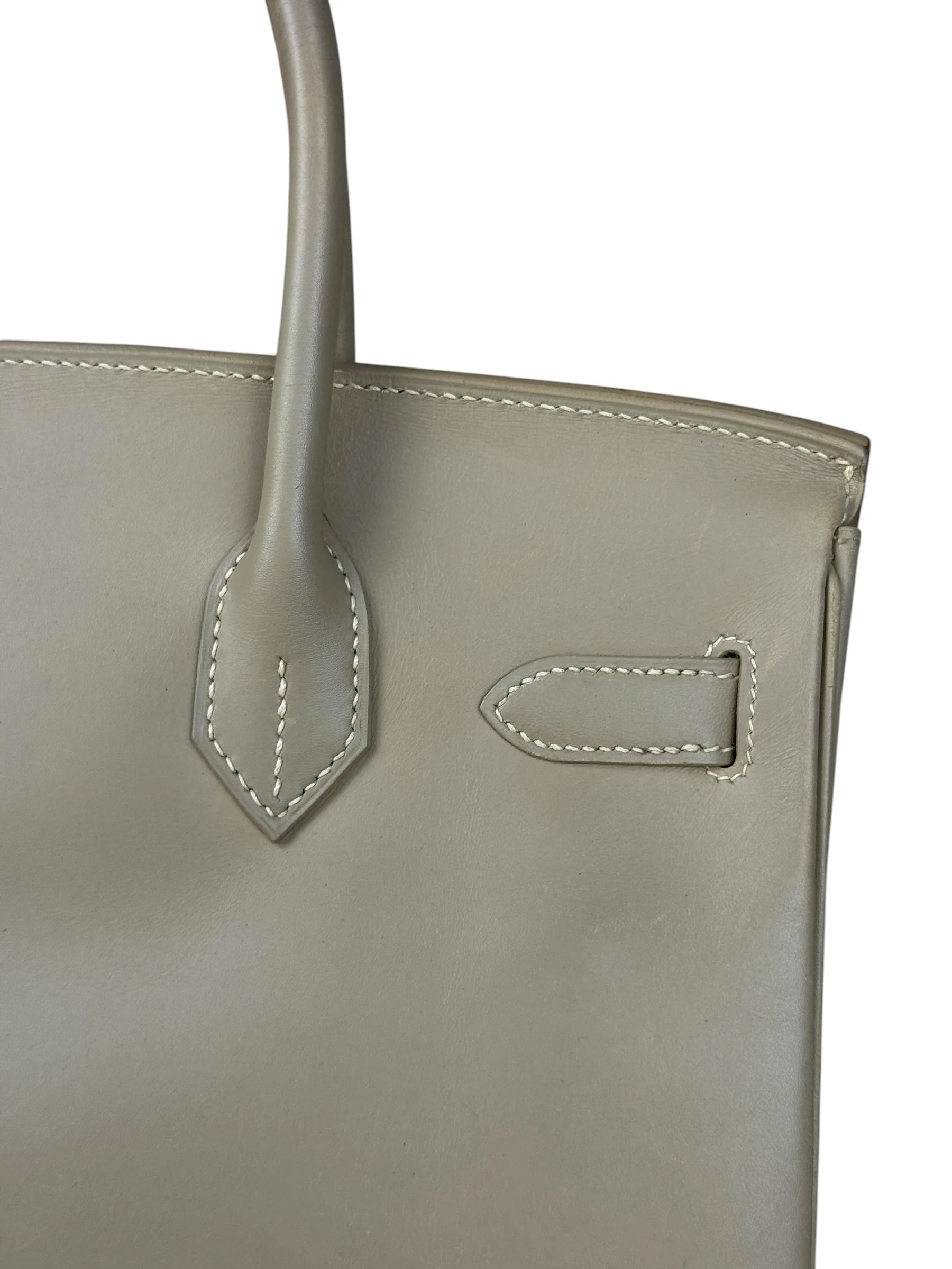 Hermes Birkin 30 Argile Box Brushed Gold 2003 - Image 26
