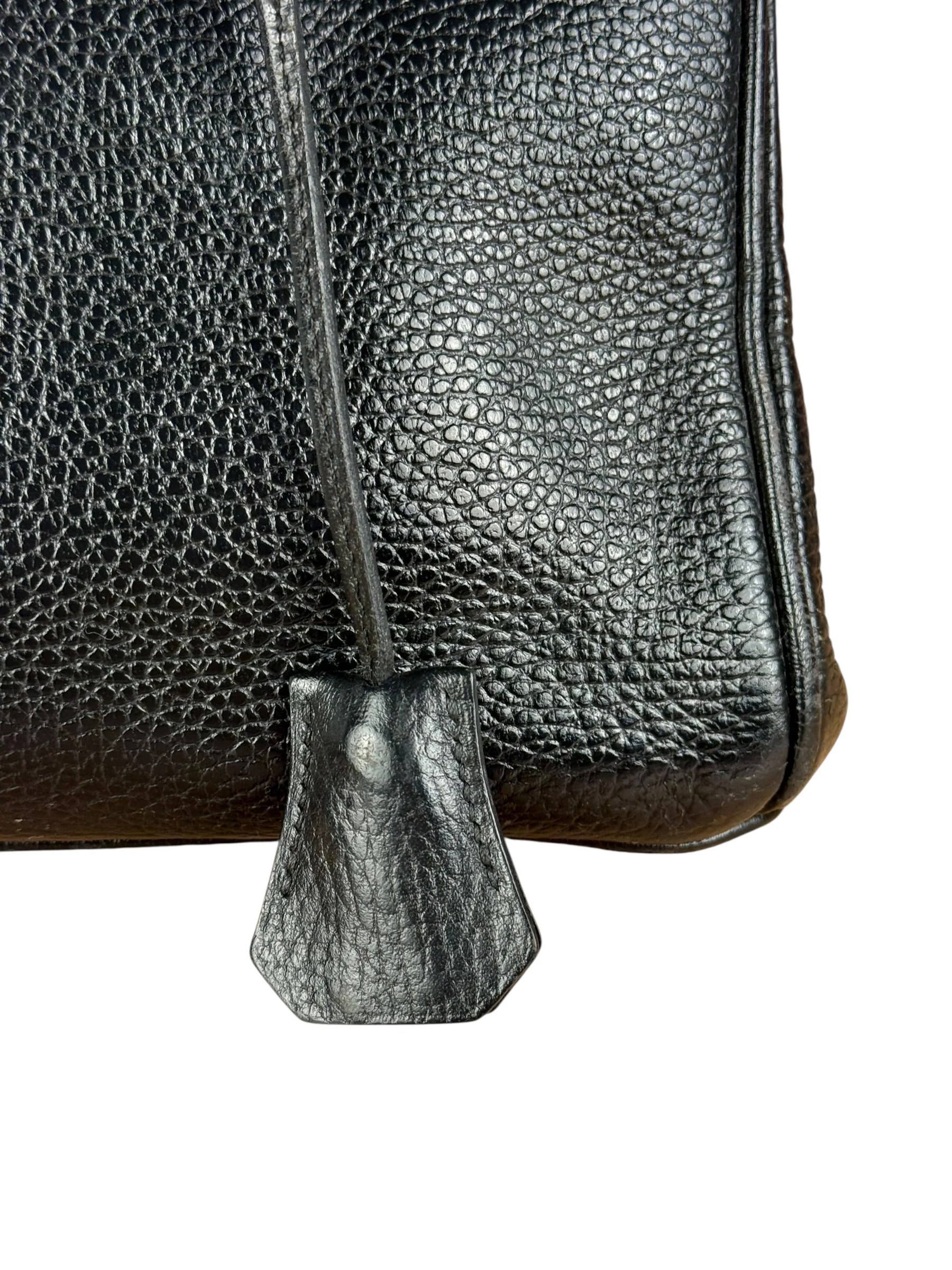 Hermes Birkin 30 Black Togo Leather Handbag 2002 - Image 12