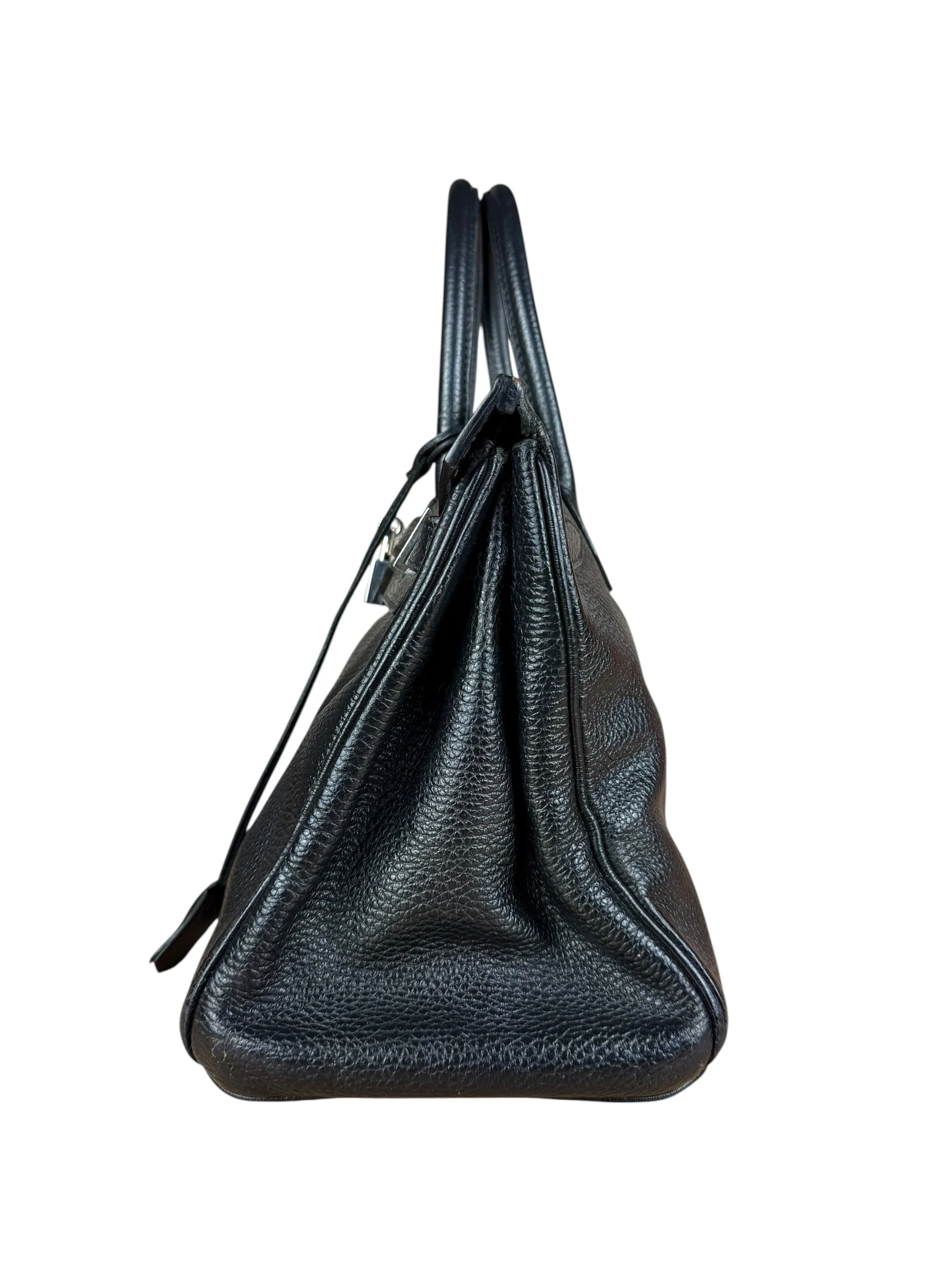 Hermes Birkin 30 Black Togo Leather Handbag 2002 - Image 13