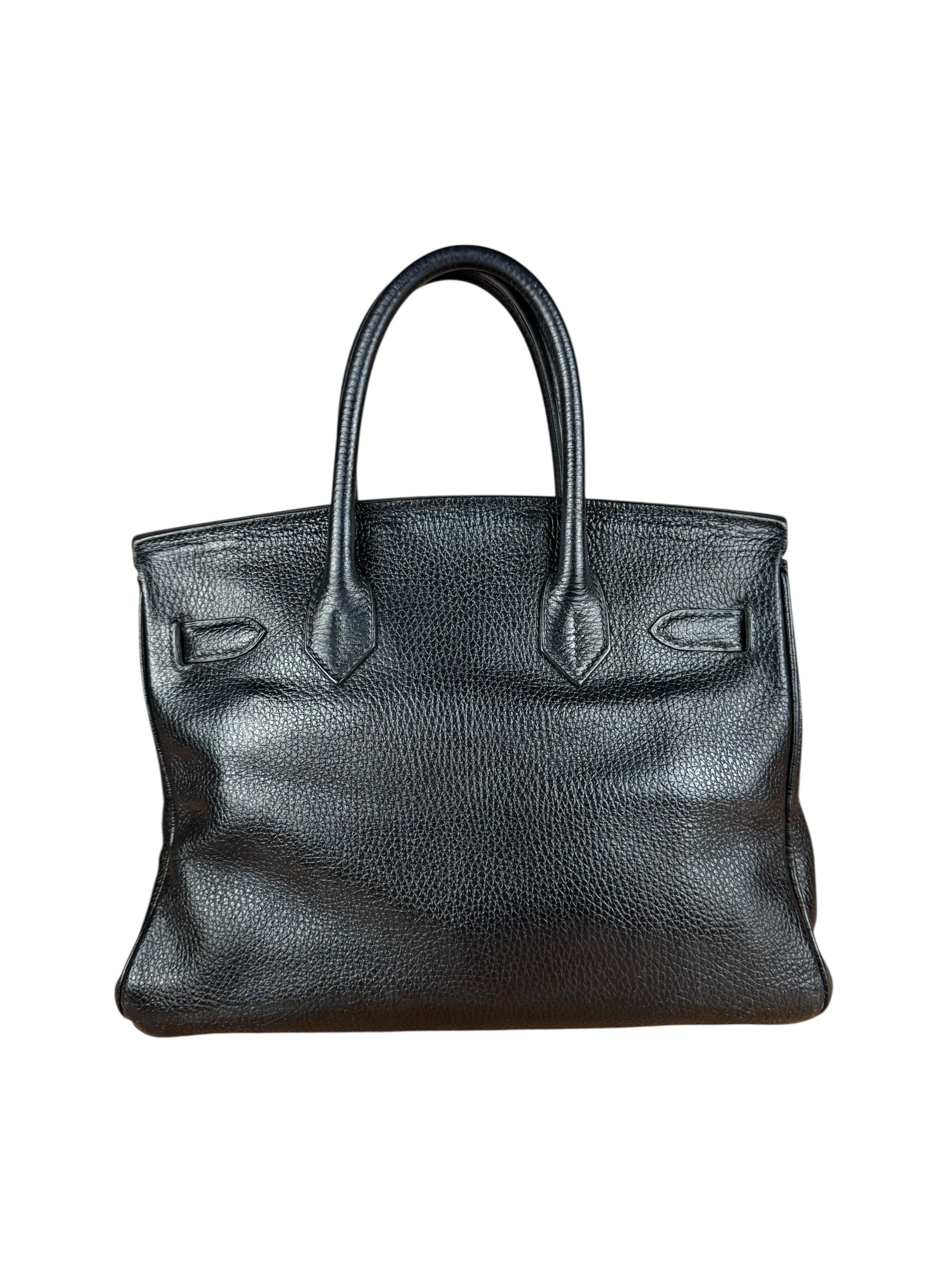Hermes Birkin 30 Black Togo Leather Handbag 2002 - Image 16