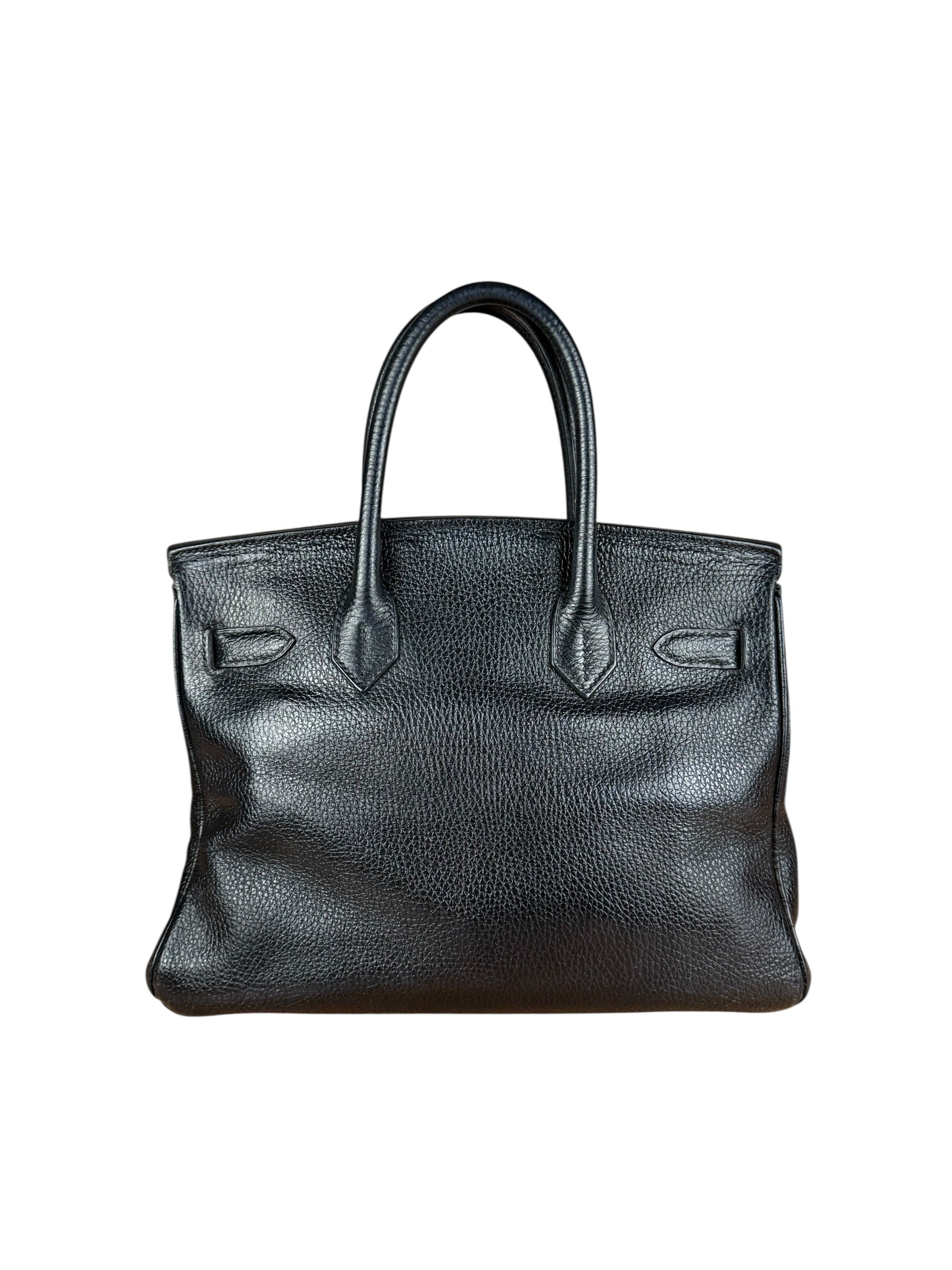 Hermes Birkin 30 Black Togo Leather Handbag 2002 - Image 17