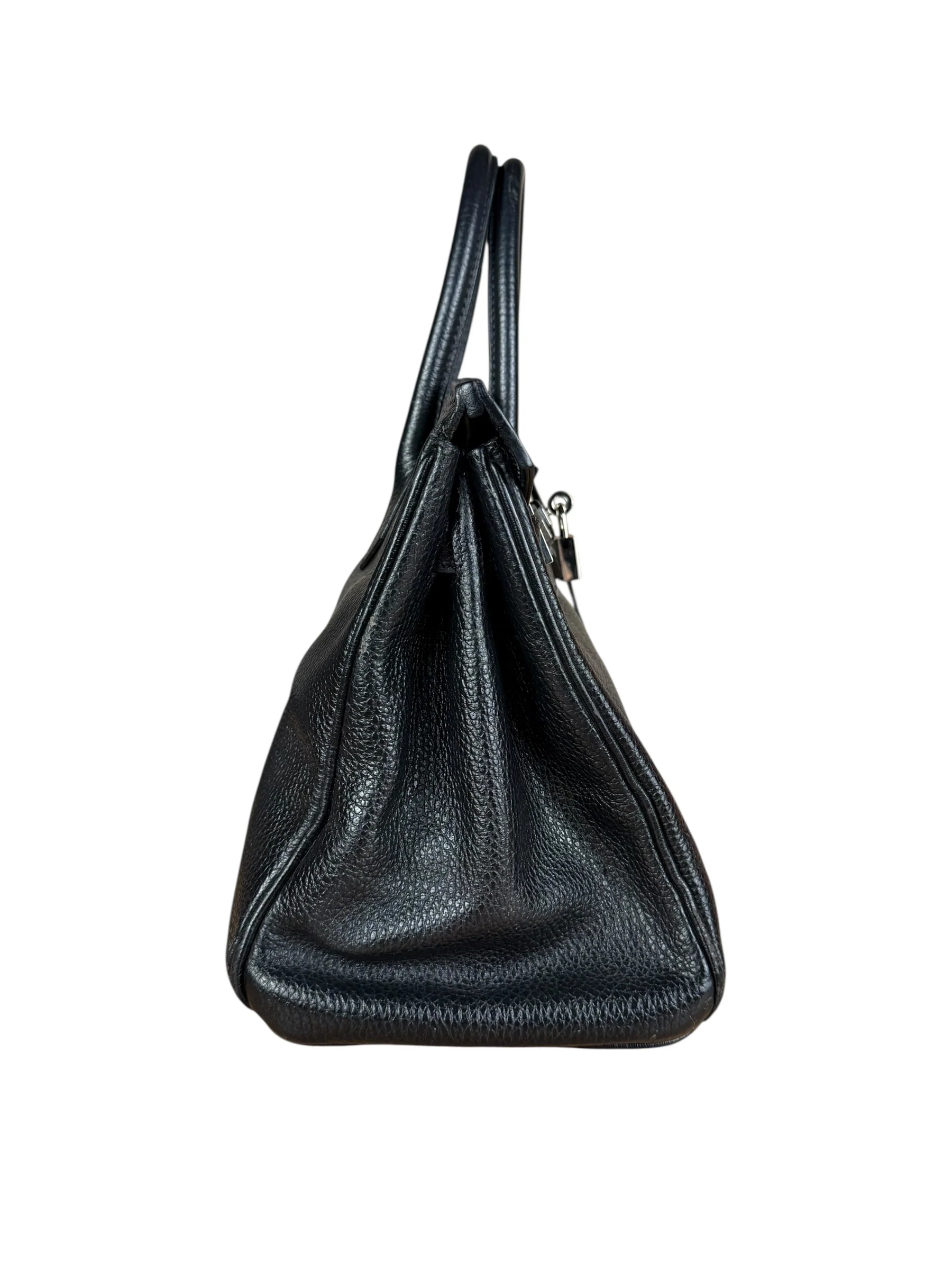 Hermes Birkin 30 Black Togo Leather Handbag 2002 - Image 18