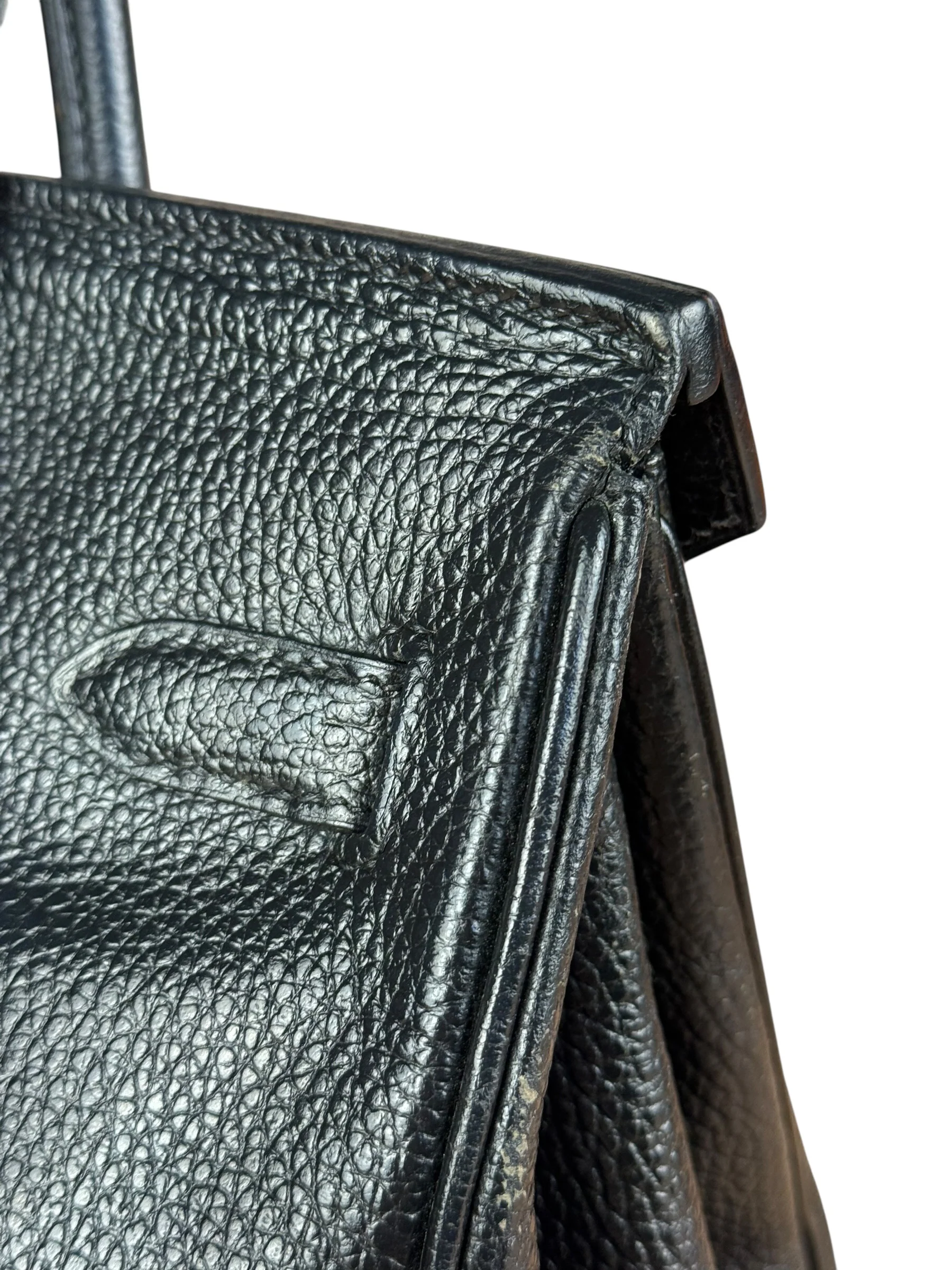 Hermes Birkin 30 Black Togo Leather Handbag 2002 - Image 22