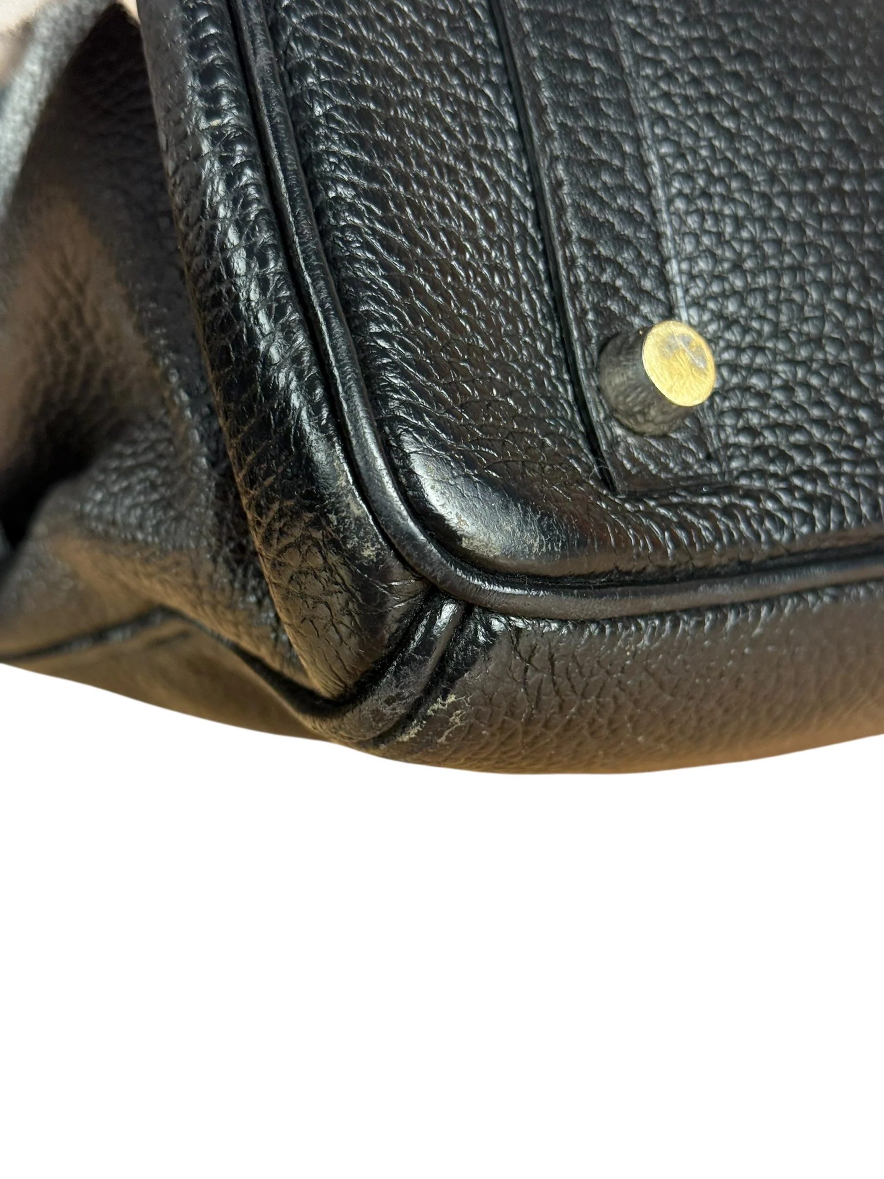 Hermes Birkin 30 Black Togo Leather Handbag 2002 - Image 29