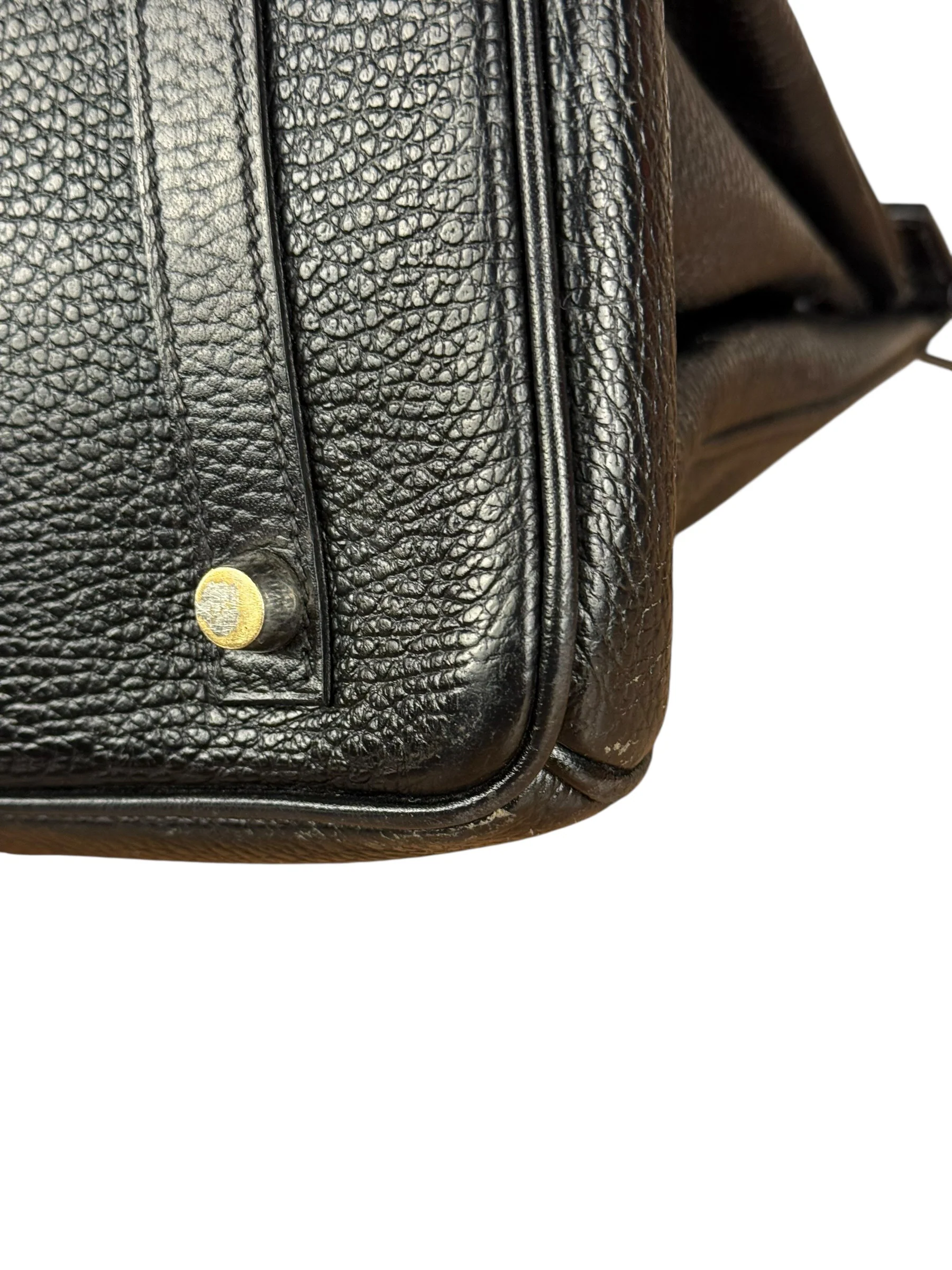 Hermes Birkin 30 Black Togo Leather Handbag 2002 - Image 30