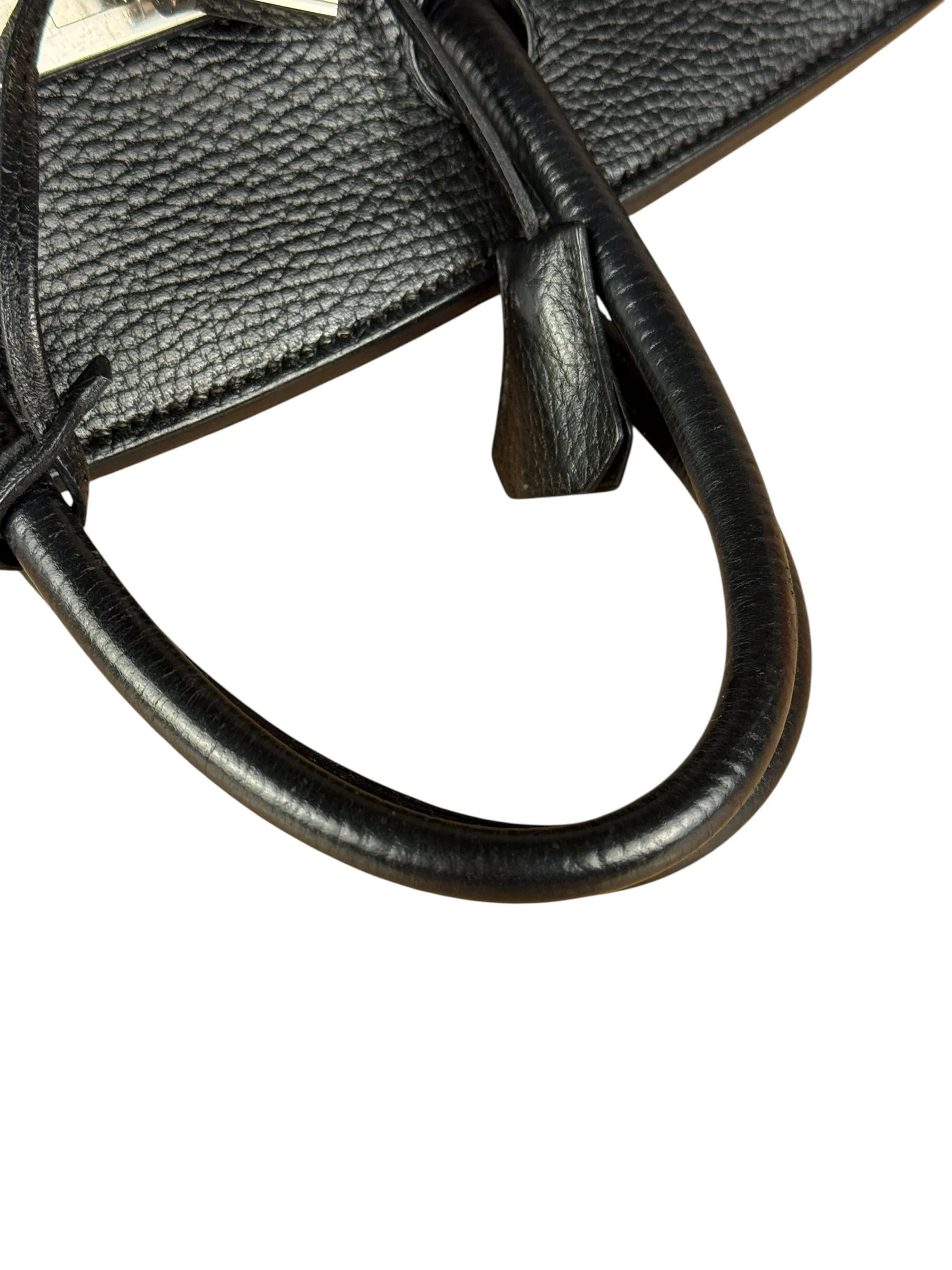 Hermes Birkin 30 Black Togo Leather Handbag 2002 - Image 31