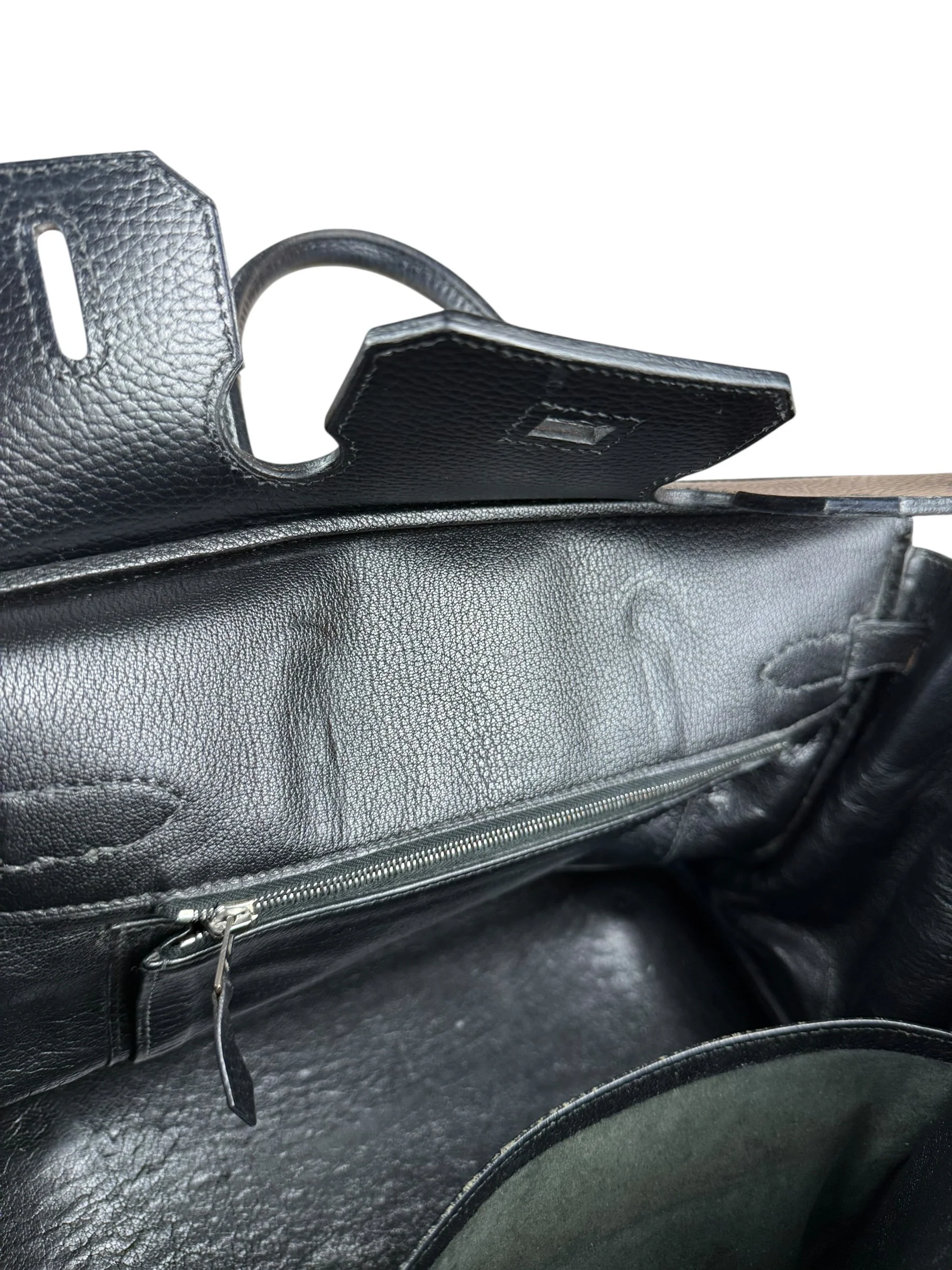 Hermes Birkin 30 Black Togo Leather Handbag 2002 - Image 34
