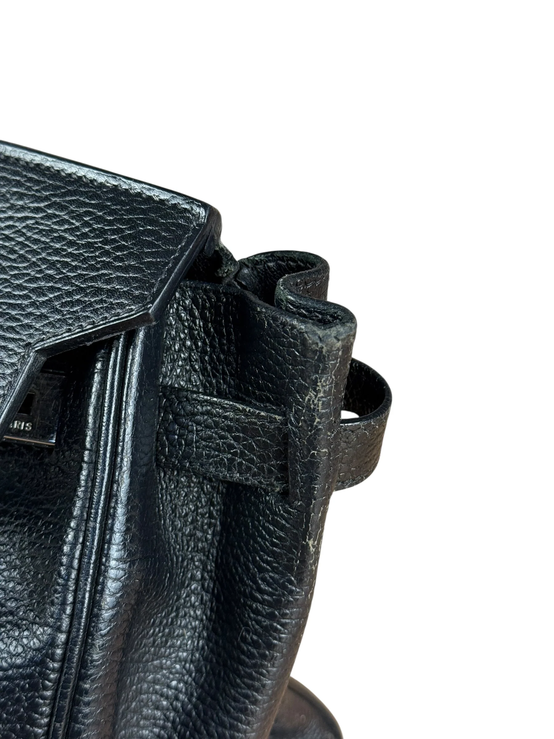 Hermes Birkin 30 Black Togo Leather Handbag 2002 - Image 37