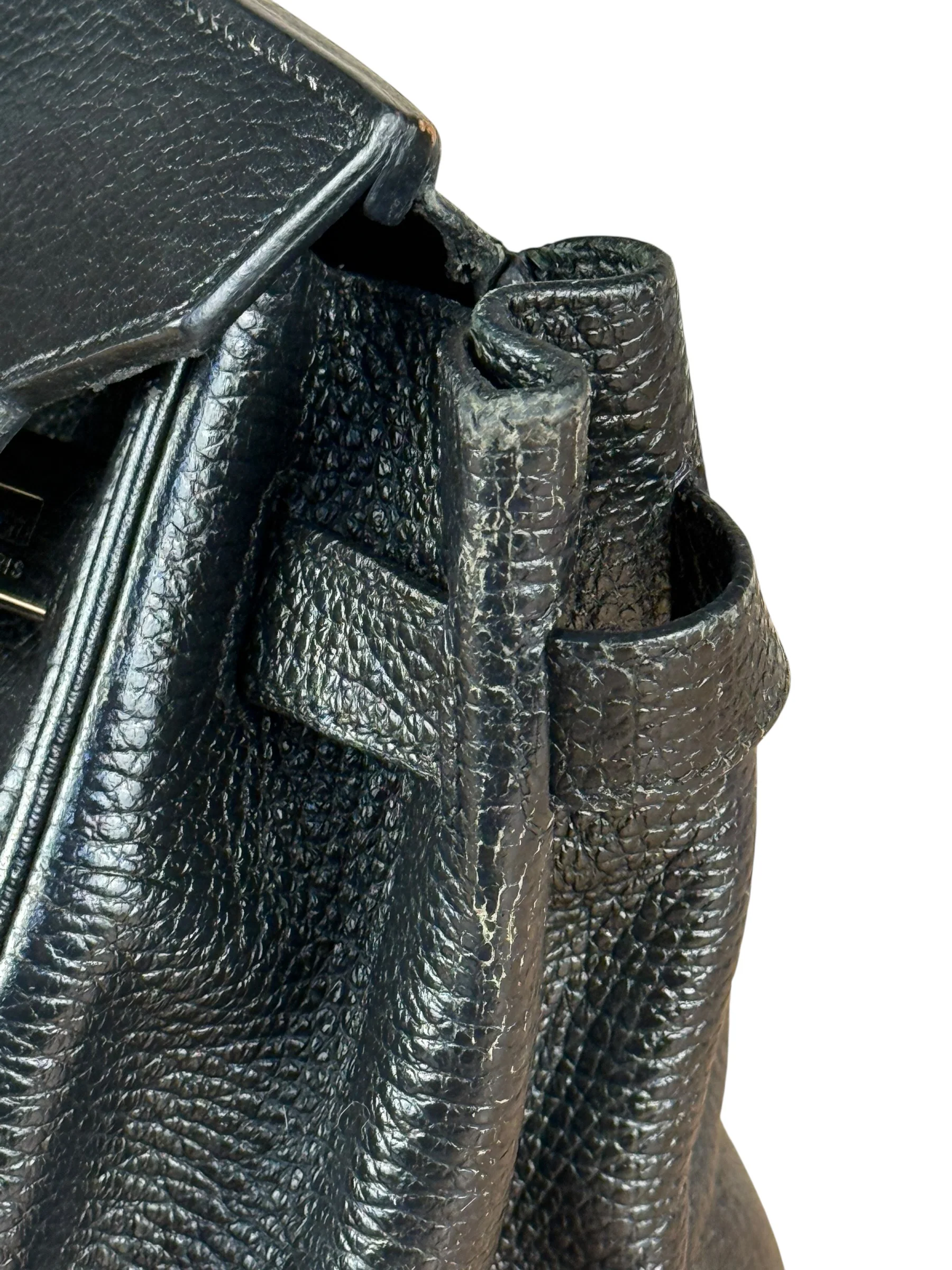 Hermes Birkin 30 Black Togo Leather Handbag 2002 - Image 42