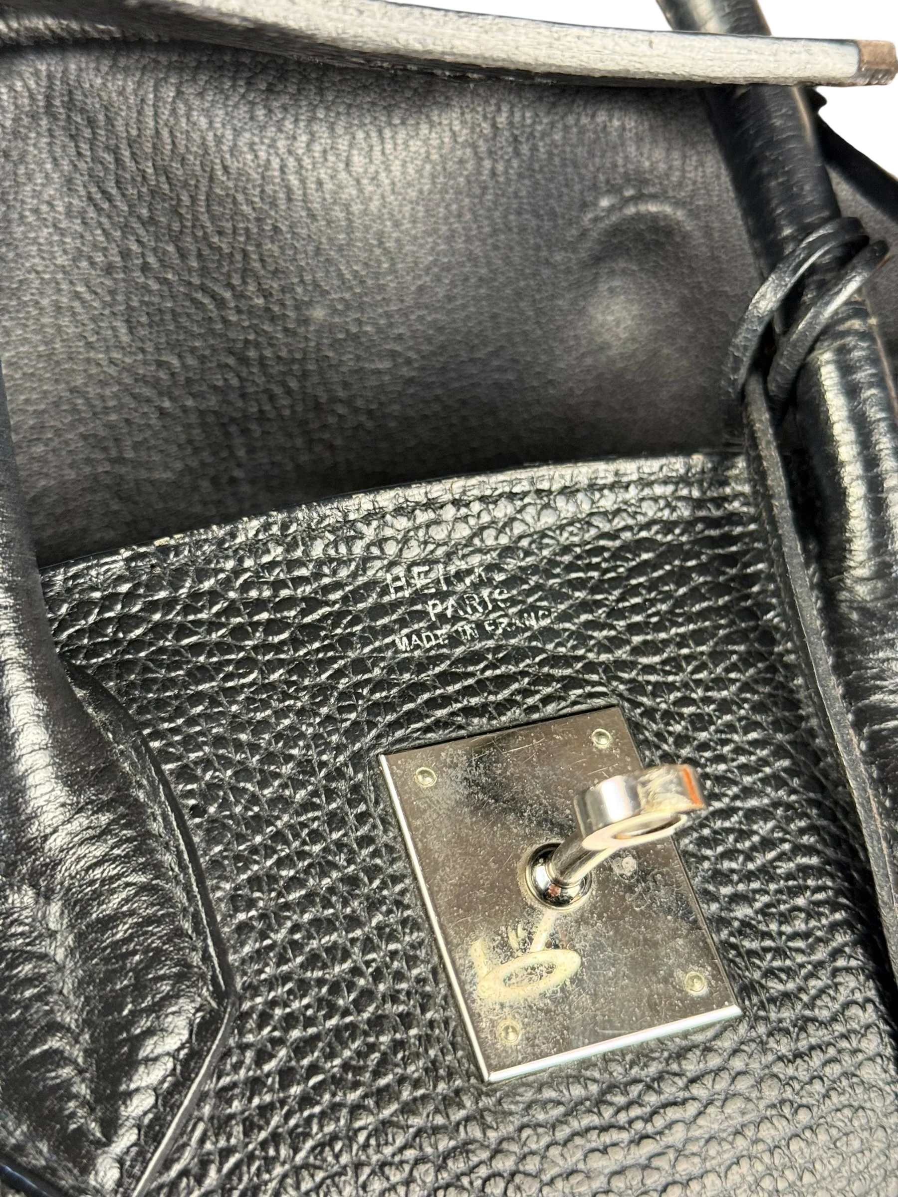 Hermes Birkin 30 Black Togo Leather Handbag 2002 - Image 52