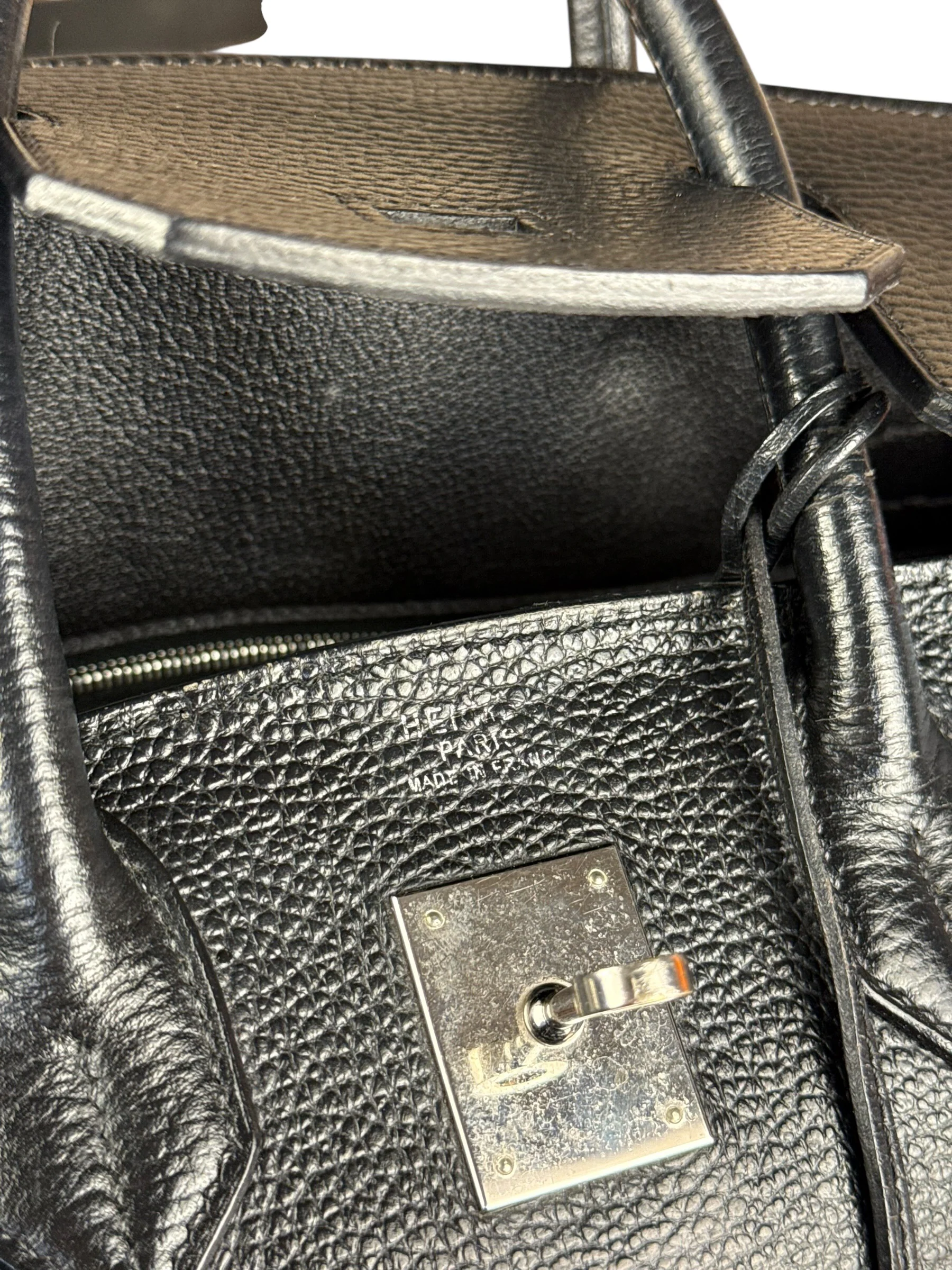 Hermes Birkin 30 Black Togo Leather Handbag 2002 - Image 53