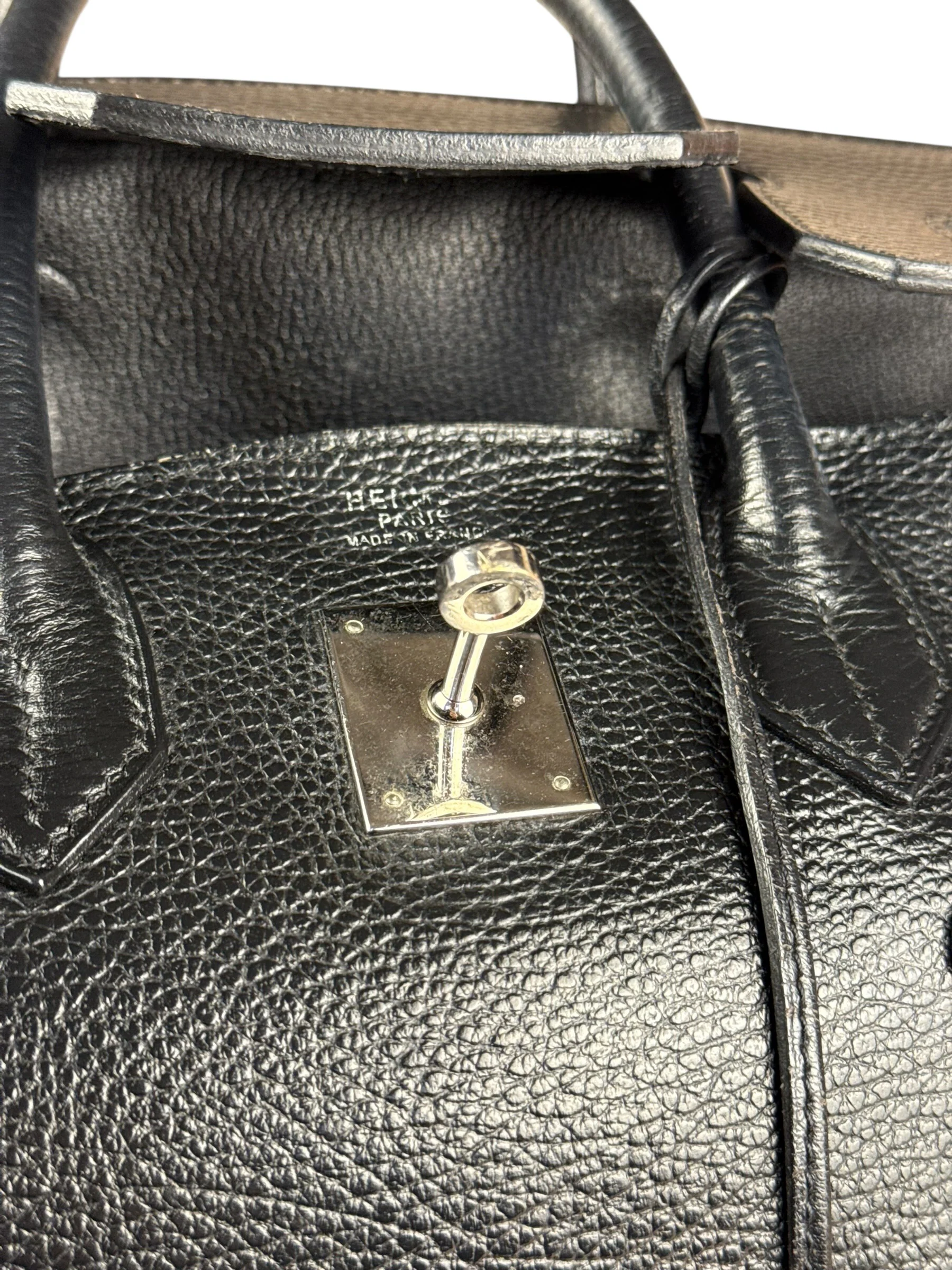 Hermes Birkin 30 Black Togo Leather Handbag 2002 - Image 54