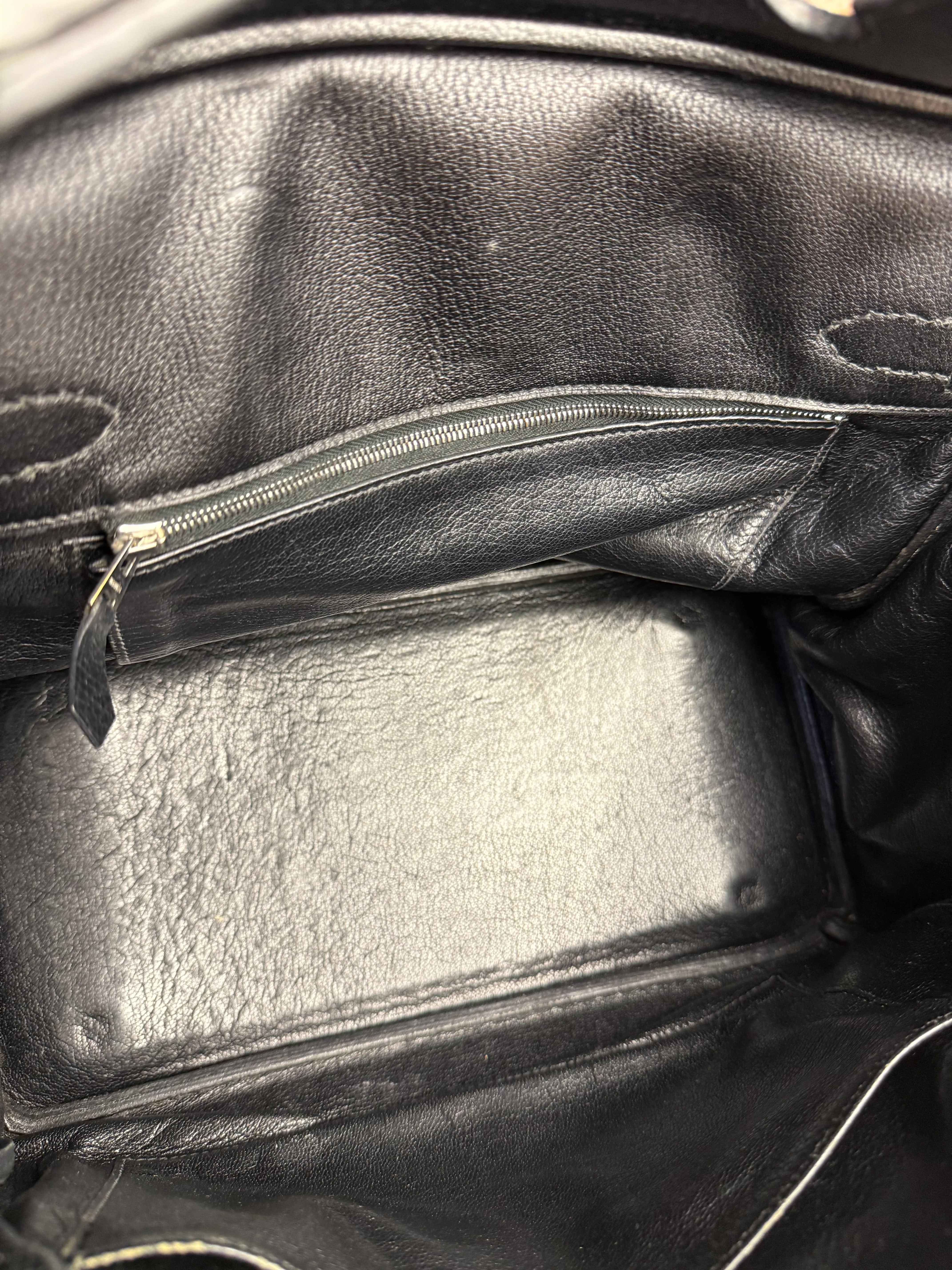 Hermes Birkin 30 Black Togo Leather Handbag 2002 - Image 58