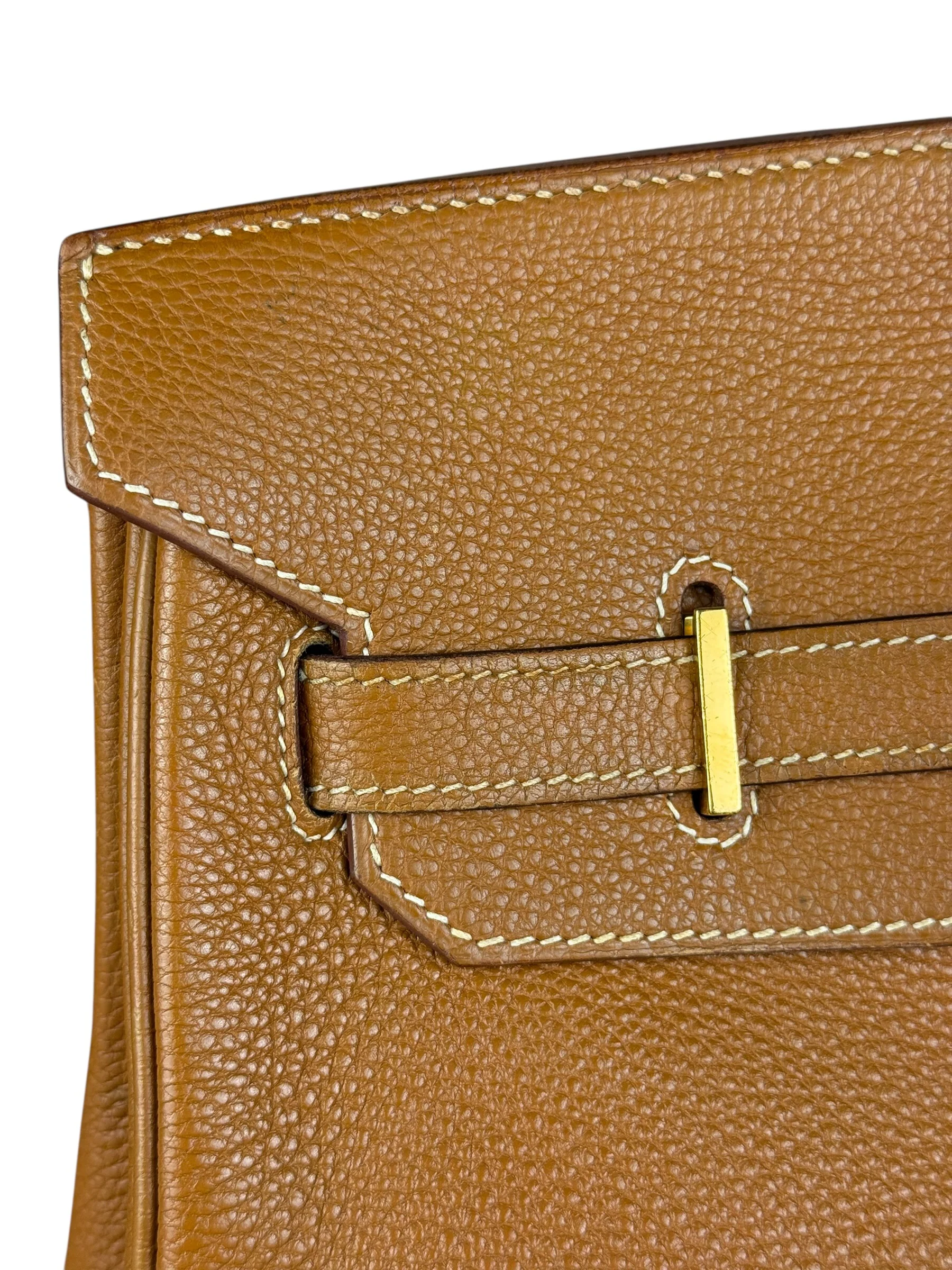 Hermes Birkin 35 Gold Brown Togo Leather Handbag 2001 - Image 20