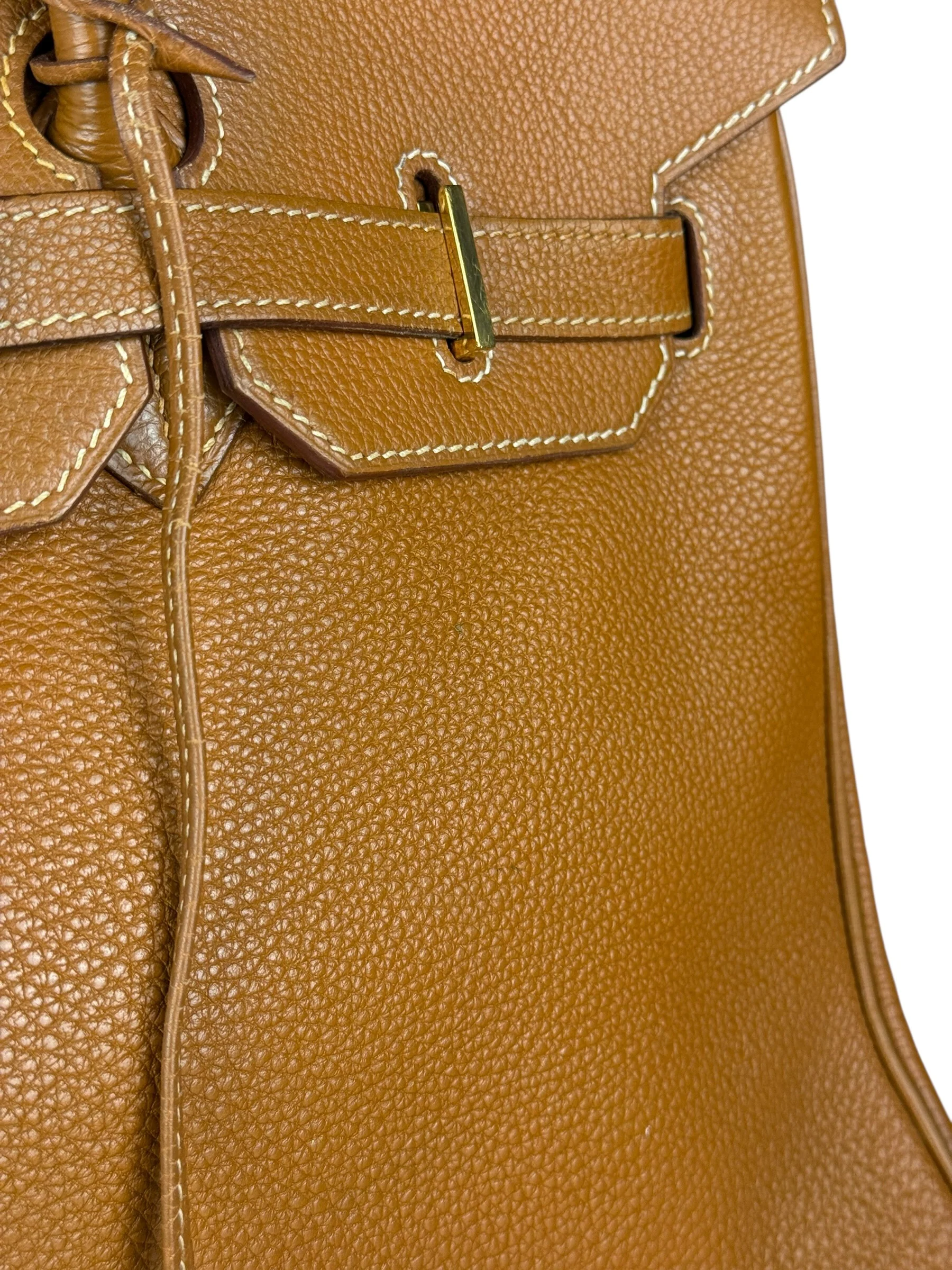 Hermes Birkin 35 Gold Brown Togo Leather Handbag 2001 - Image 22