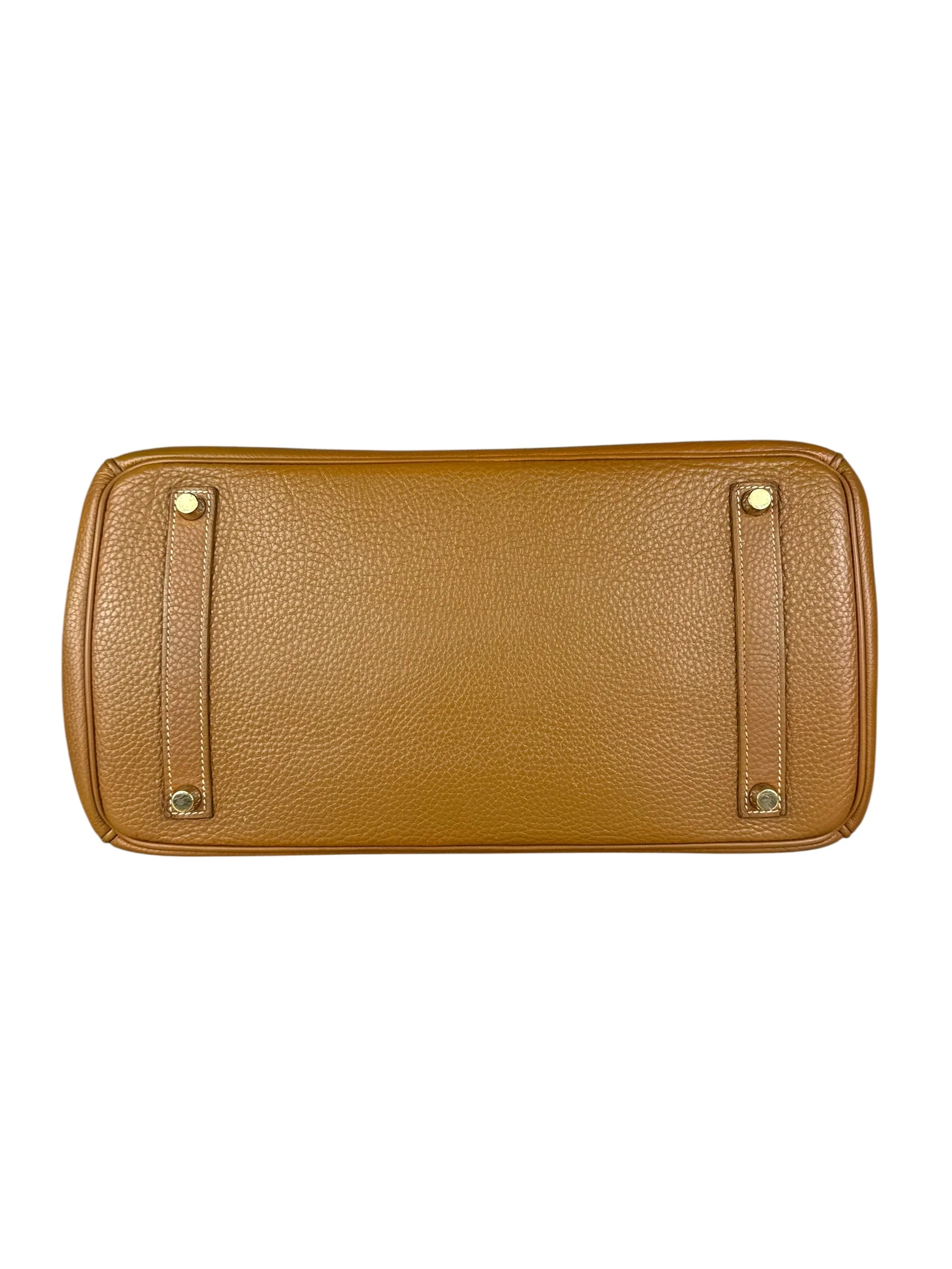 Hermes Birkin 35 Gold Brown Togo Leather Handbag 2001 - Image 28