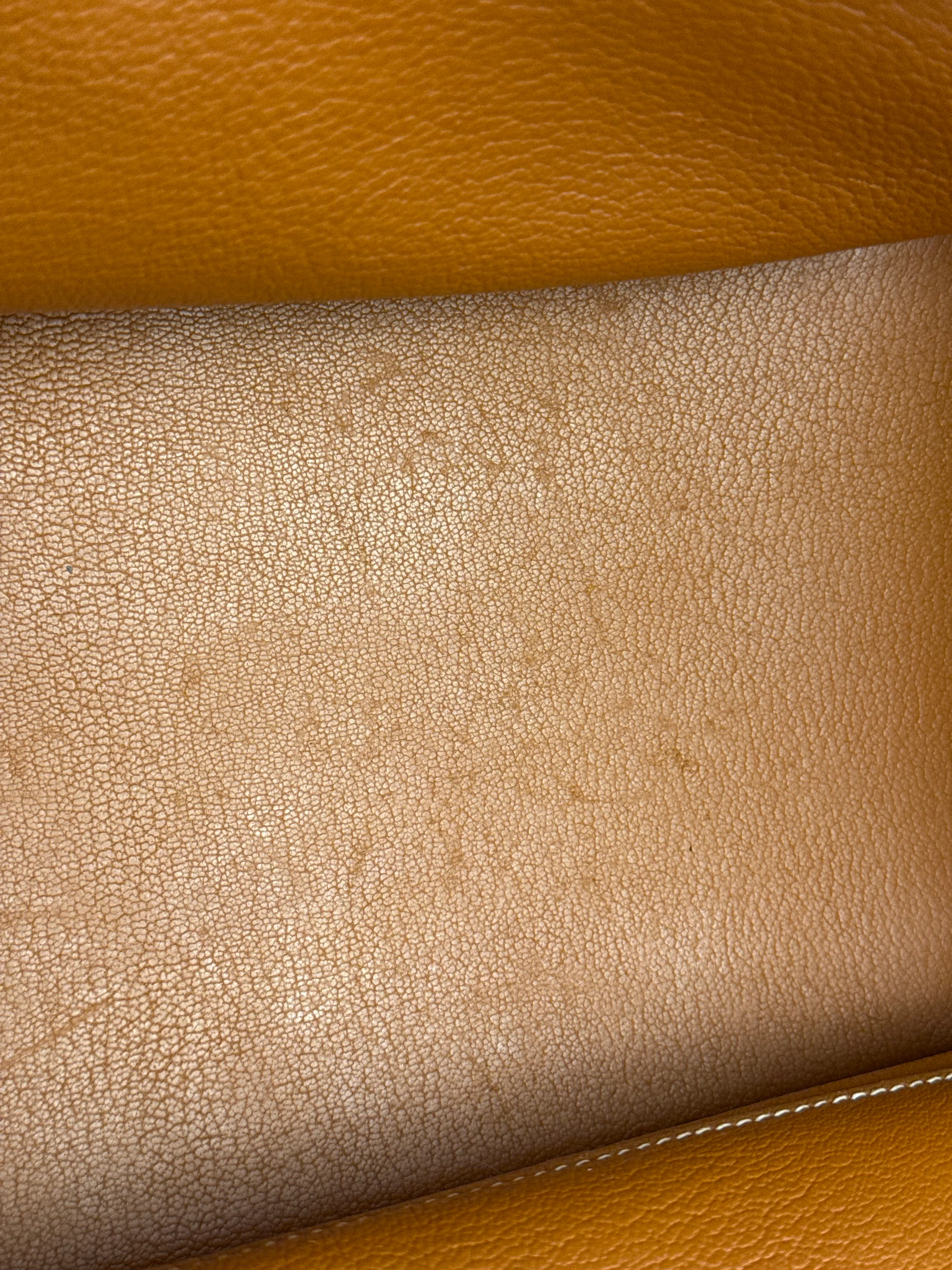Hermes Birkin 35 Gold Brown Togo Leather Handbag 2001 - Image 35