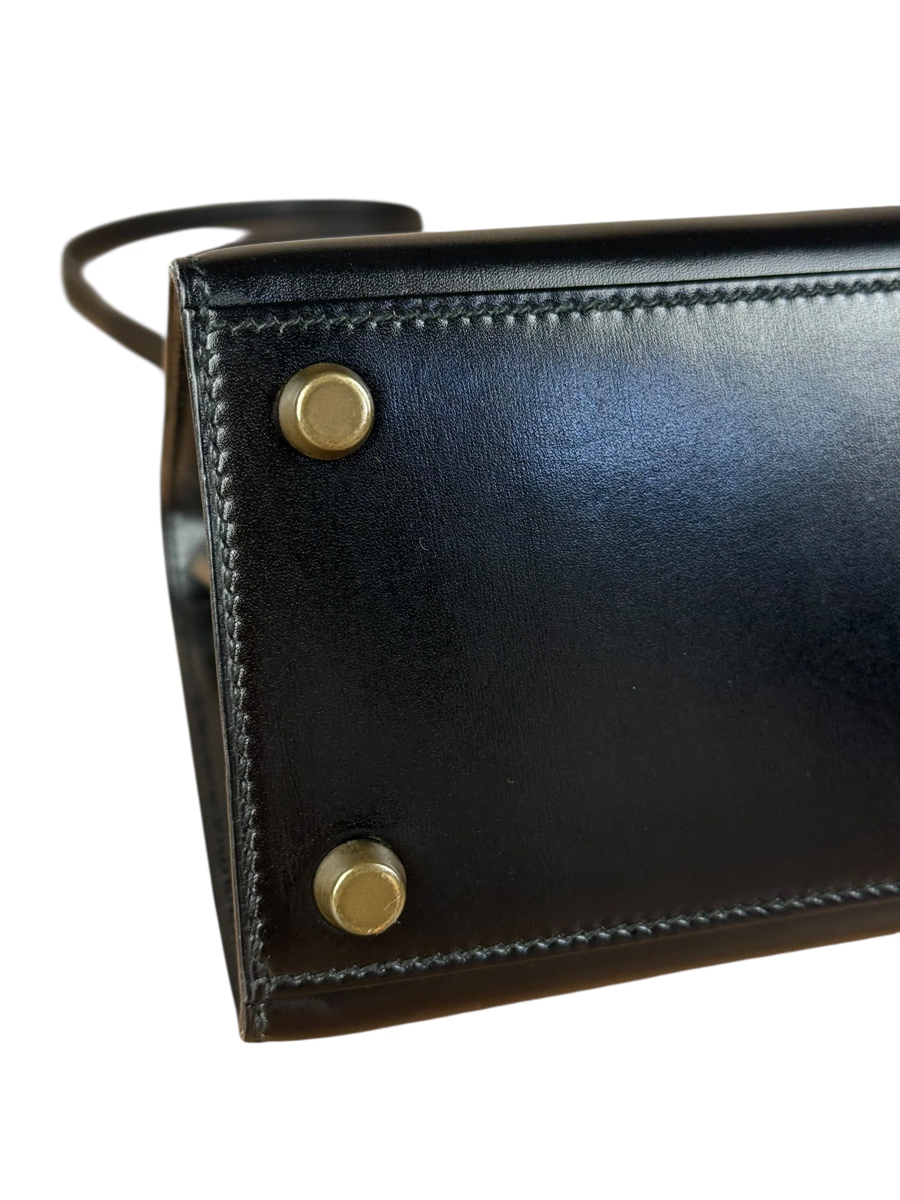 Hermes Black Mini Kelly 20 Box Calf 1991 - Image 25