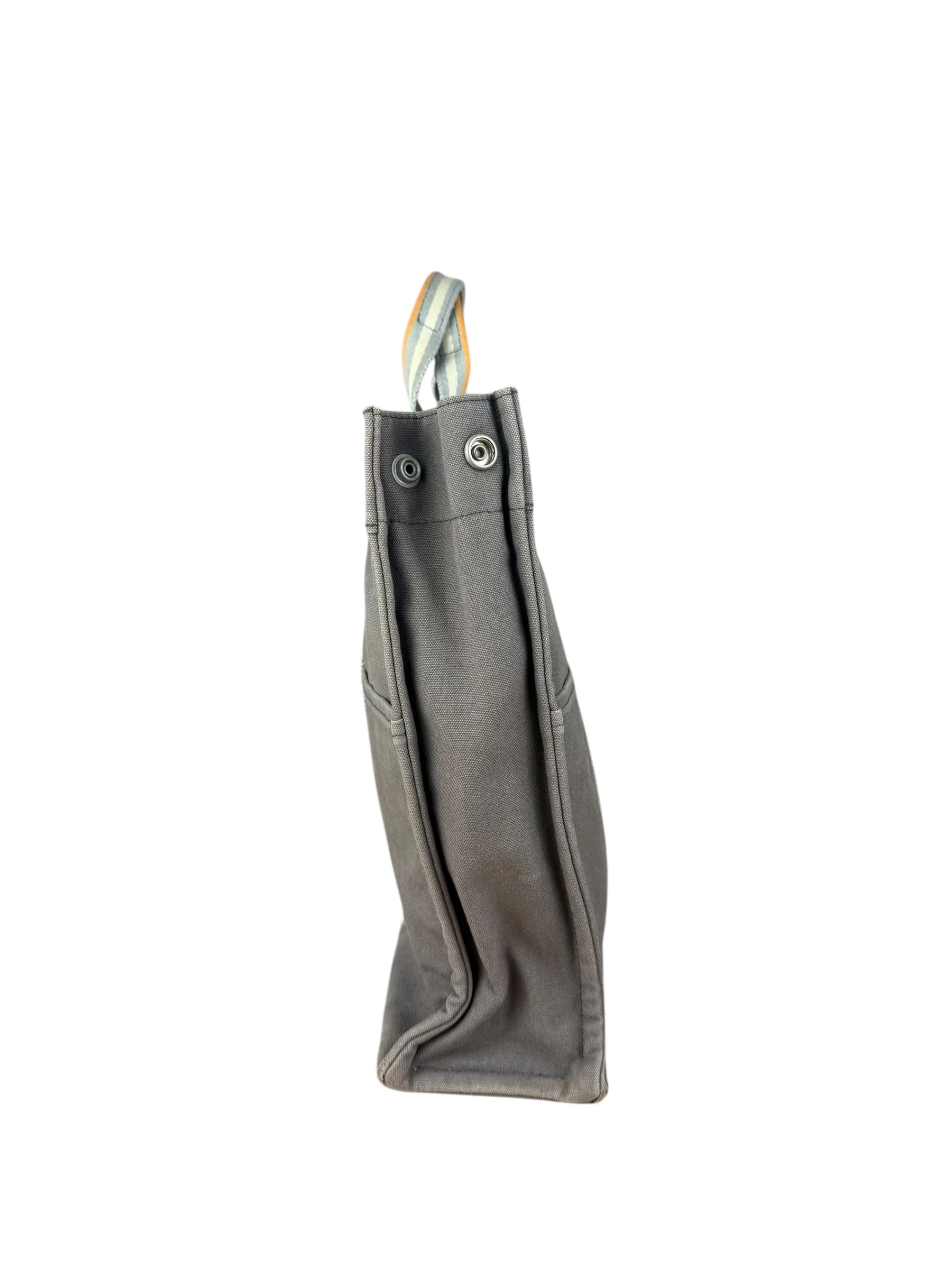 Hermes Grey Canvas Fourre Tout GM - Image 5
