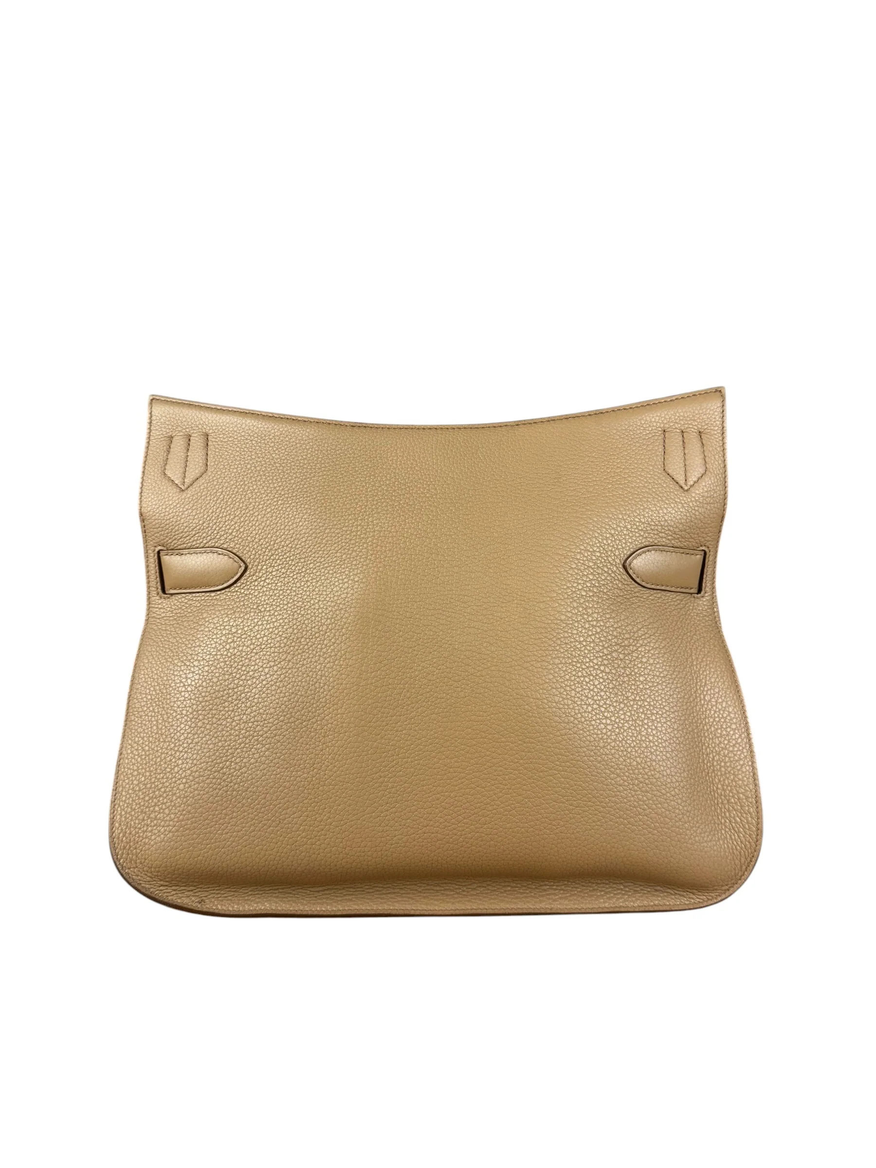 Hermes Jypsiere Tan Clemence Leather Shoulder Bag 2008 - Image 9