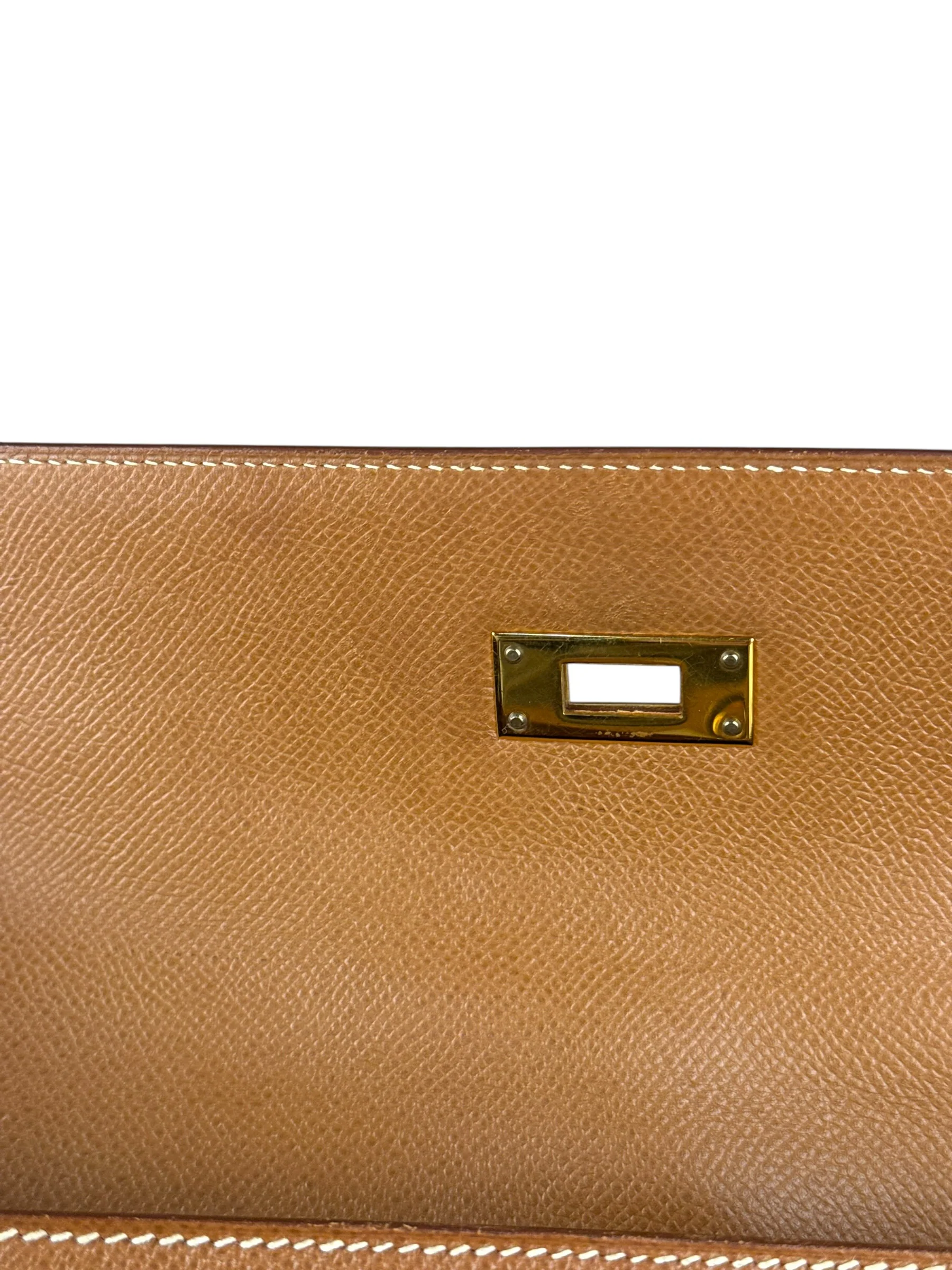 Hermes Kelly 32 Sellier Epsom Gold Handbag 1995 - Image 29