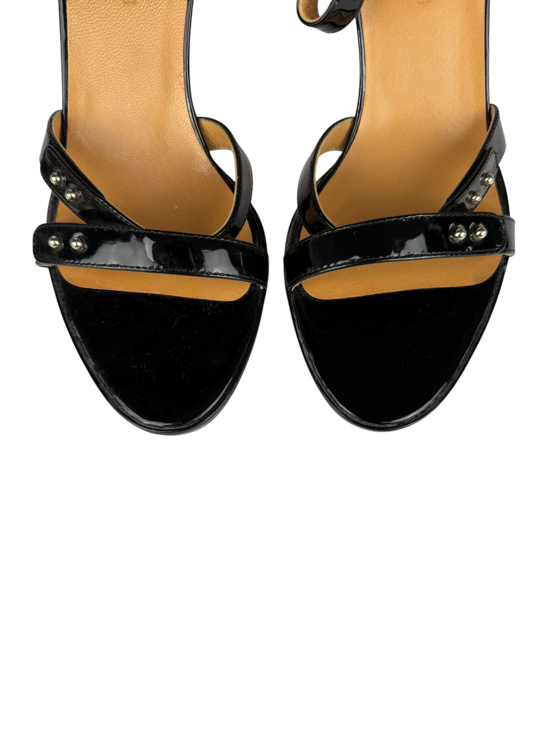 Hermes Sac Depeche Black Leather Heels - Image 8