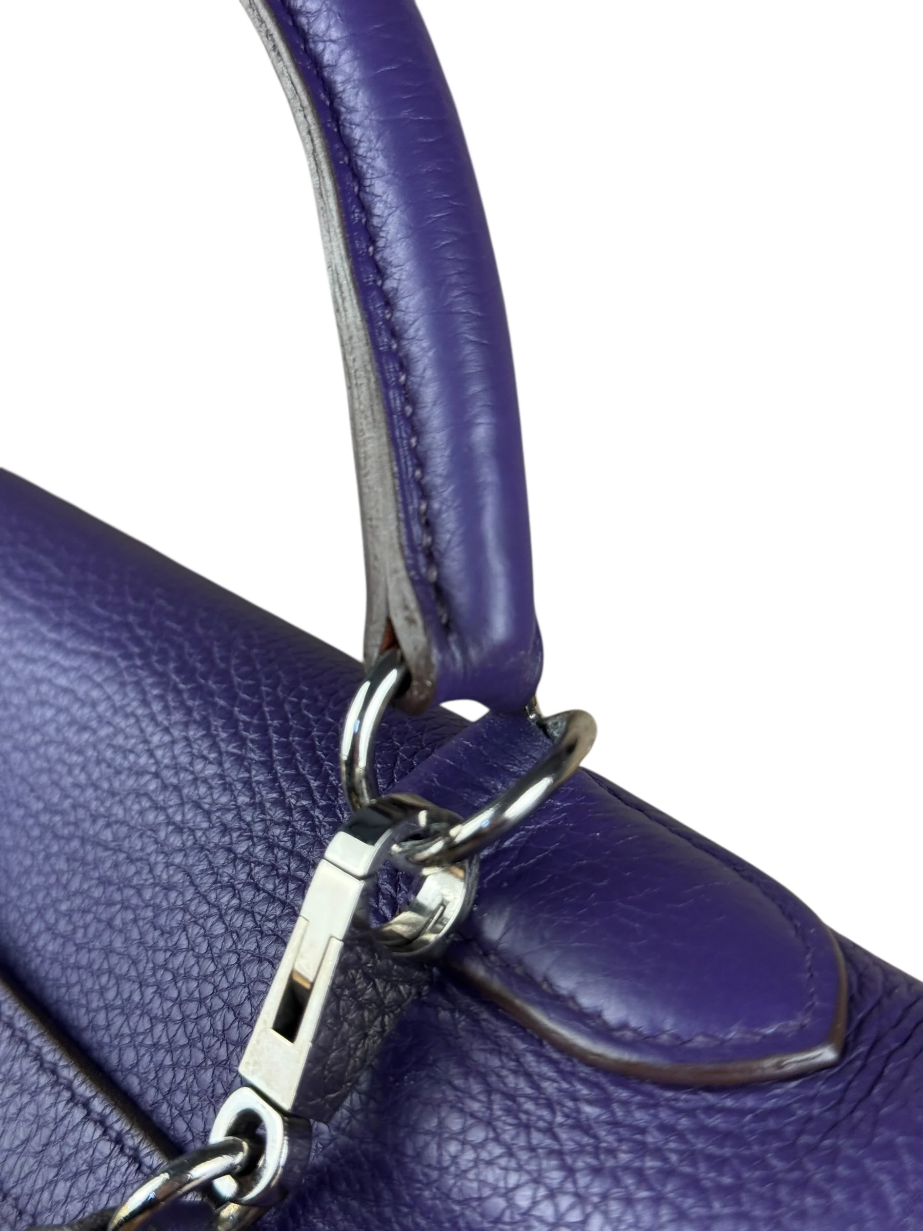 Hermes Togo Kelly II Retourne 32 Ultraviolet 2010 - Image 17