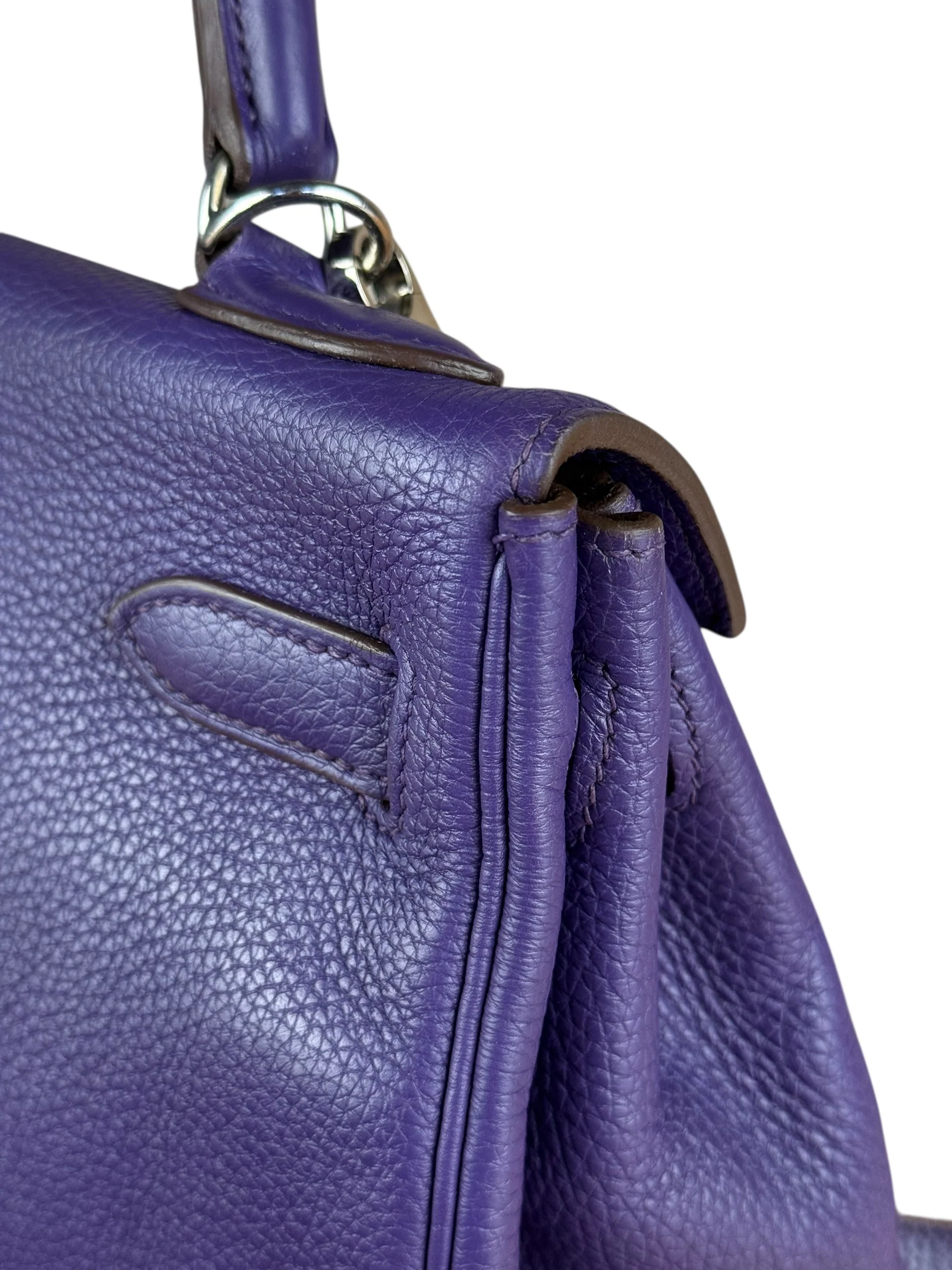 Hermes Togo Kelly II Retourne 32 Ultraviolet 2010 - Image 24