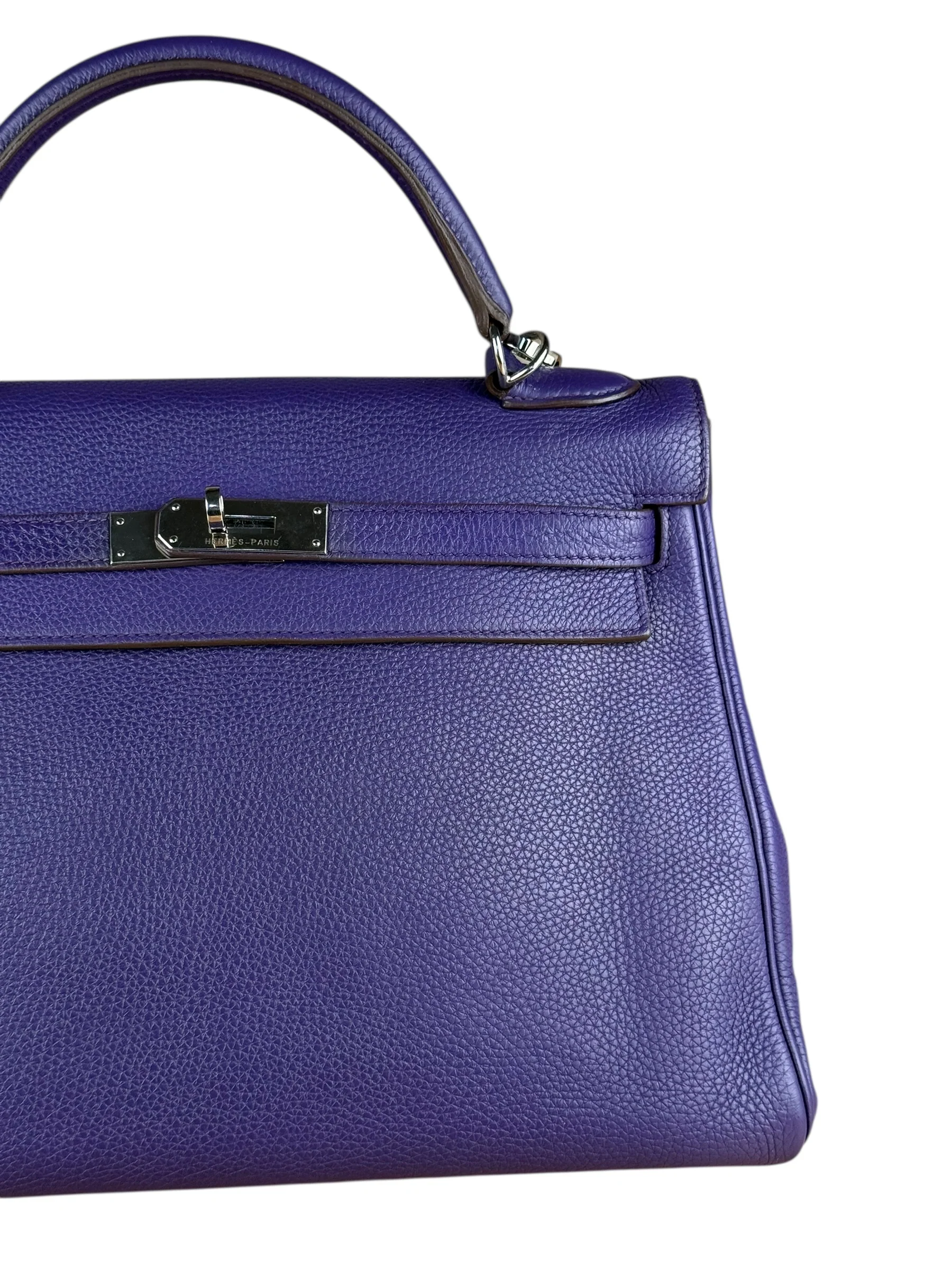 Hermes Togo Kelly II Retourne 32 Ultraviolet 2010 - Image 30
