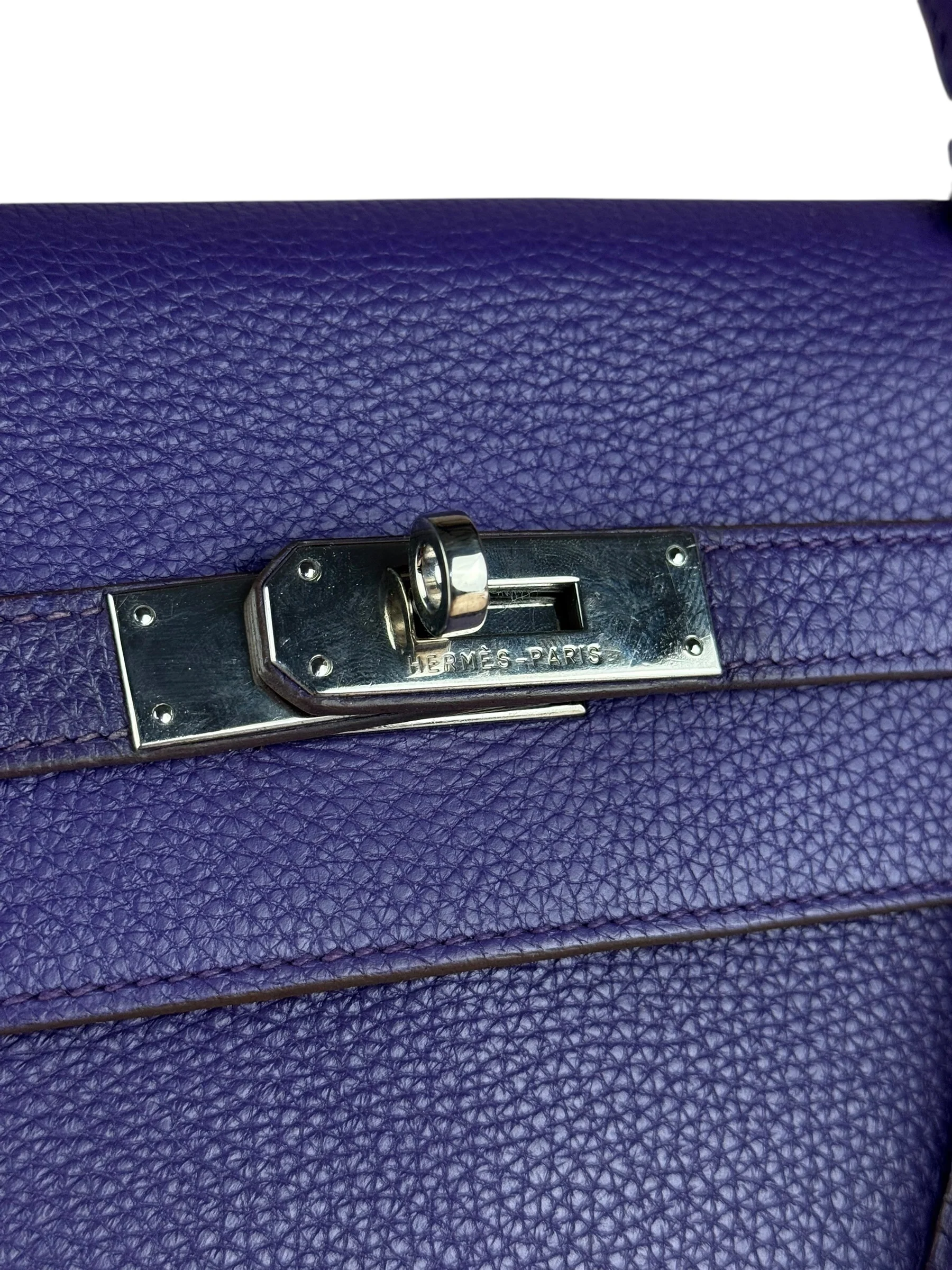 Hermes Togo Kelly II Retourne 32 Ultraviolet 2010 - Image 32