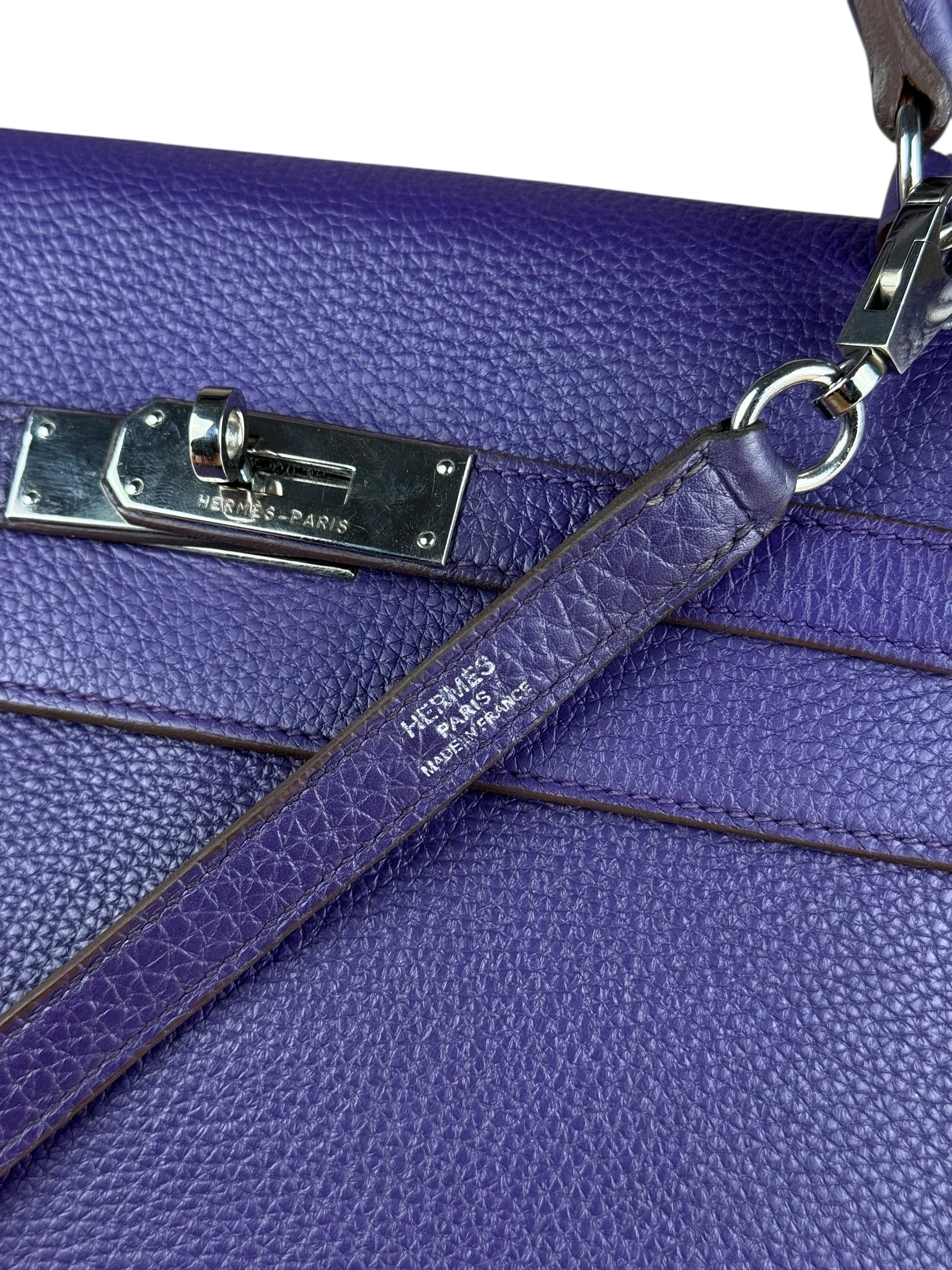 Hermes Togo Kelly II Retourne 32 Ultraviolet 2010 - Image 35
