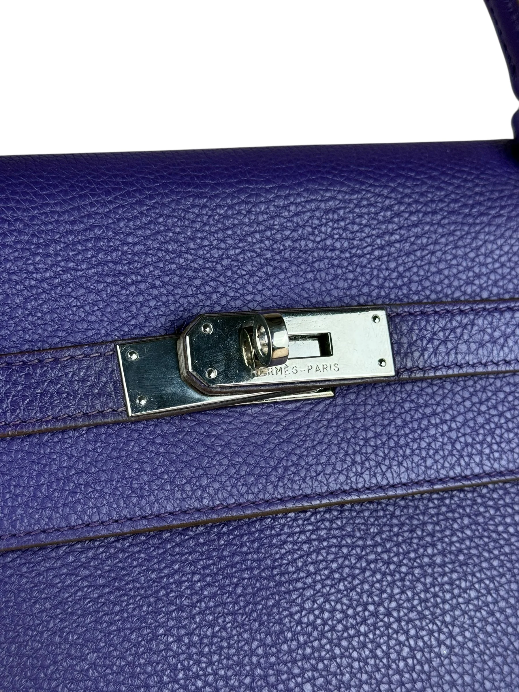 Hermes Togo Kelly II Retourne 32 Ultraviolet 2010 - Image 36