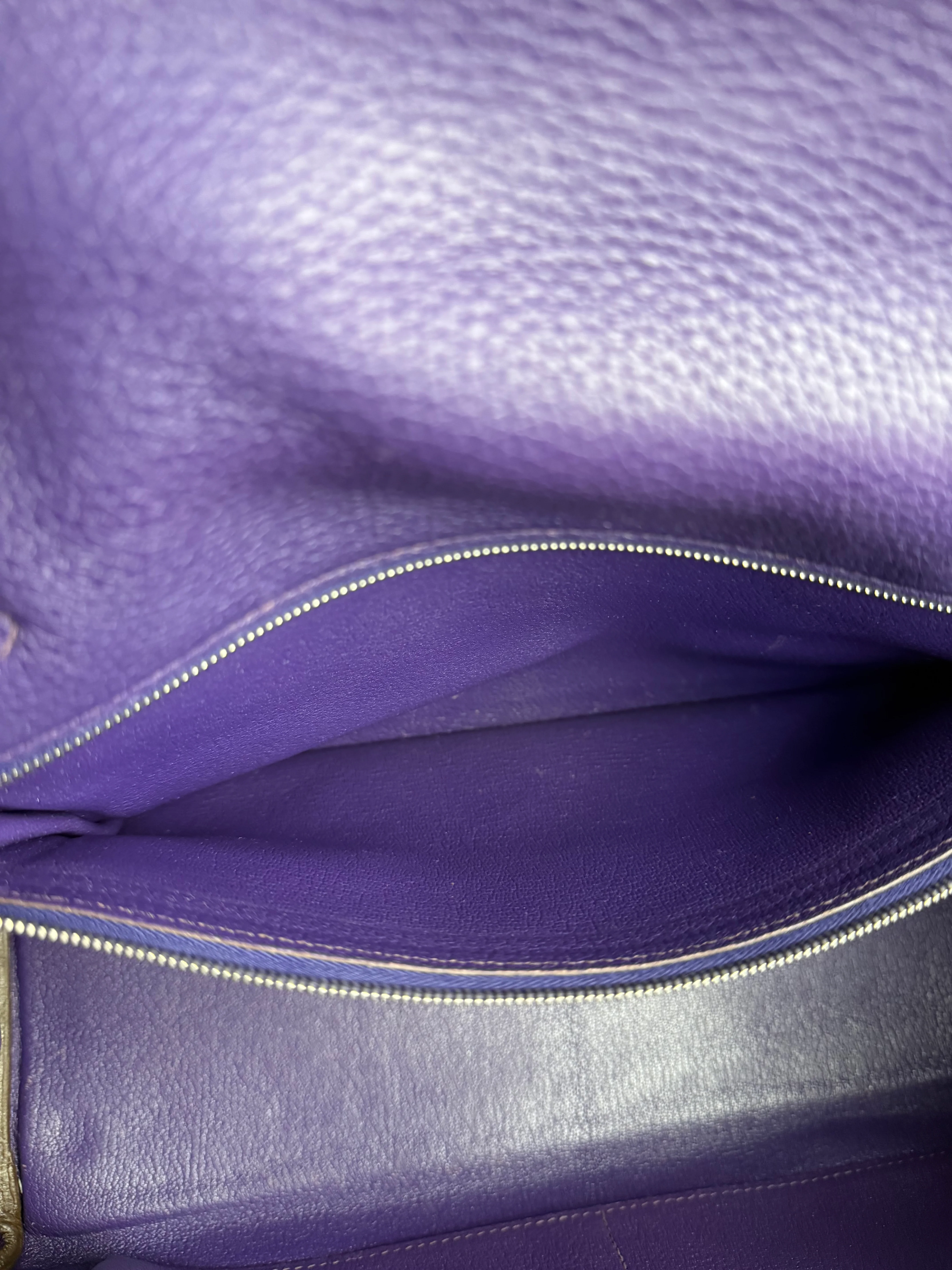 Hermes Togo Kelly II Retourne 32 Ultraviolet 2010 - Image 40