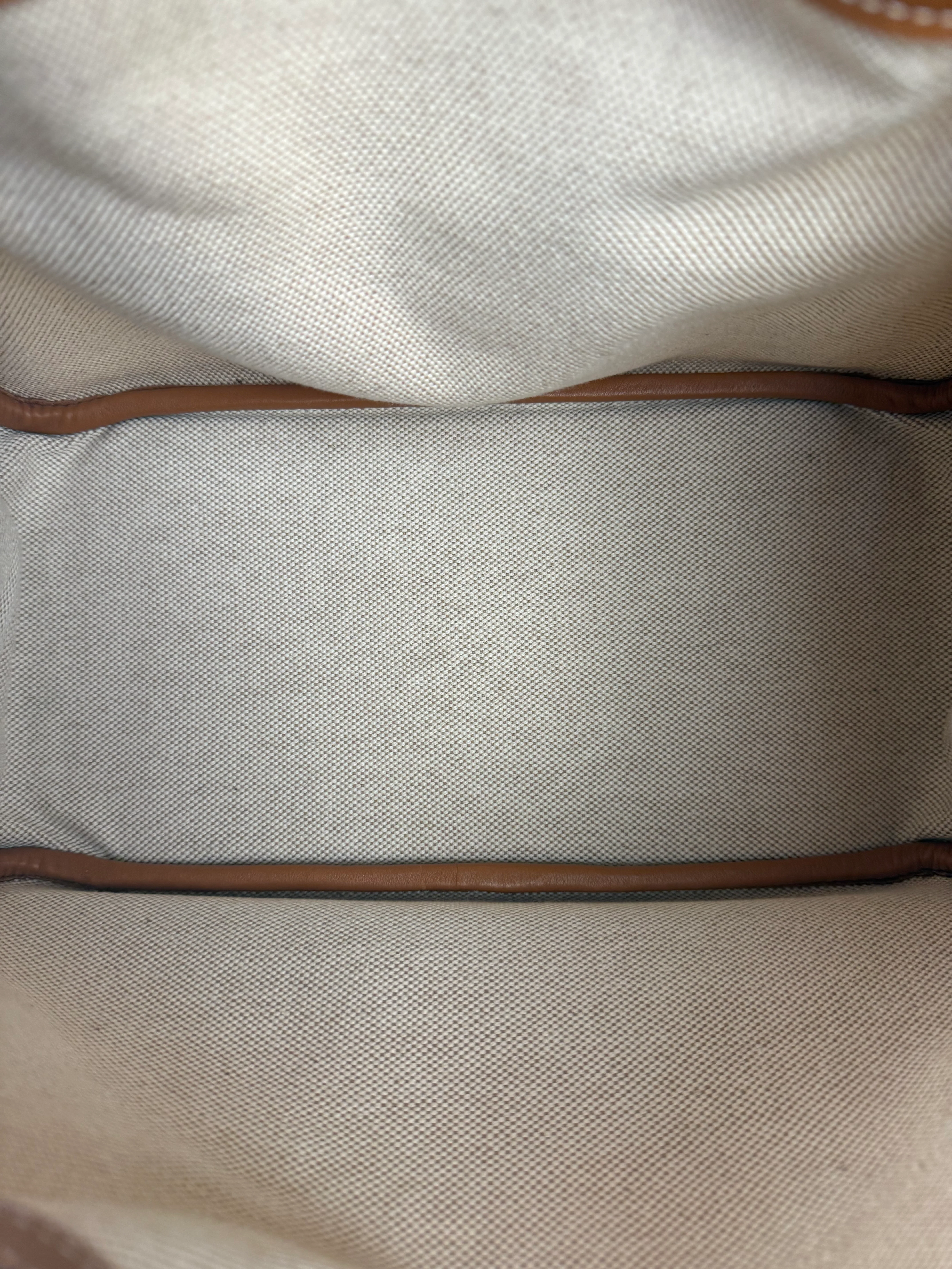 Hermes Toile Swift Canvas/Leather Lindy 30 Beige/Brown 2007 - Image 24