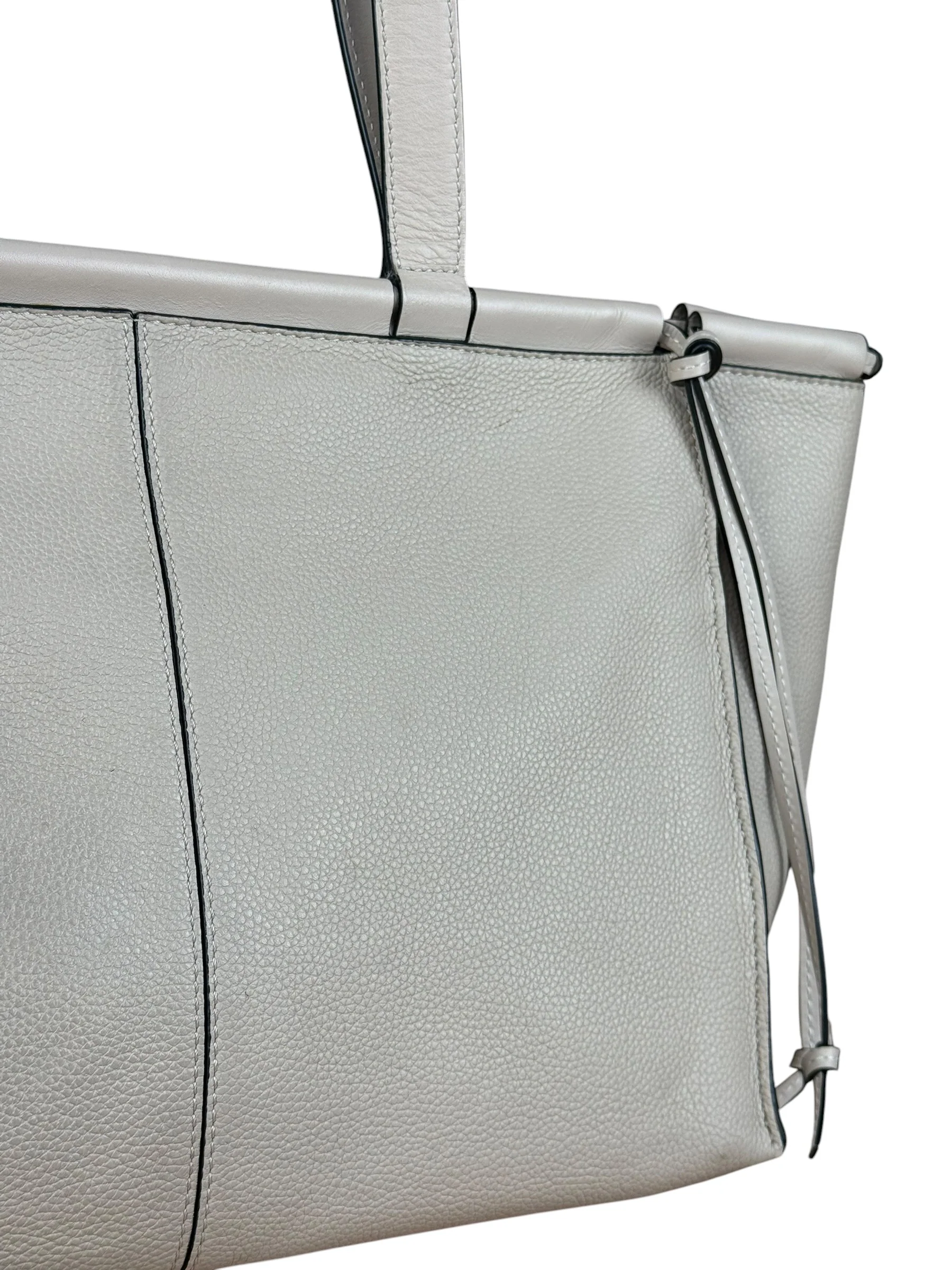 Loewe Beige Pebbled Leather Cushion Tote - Image 13
