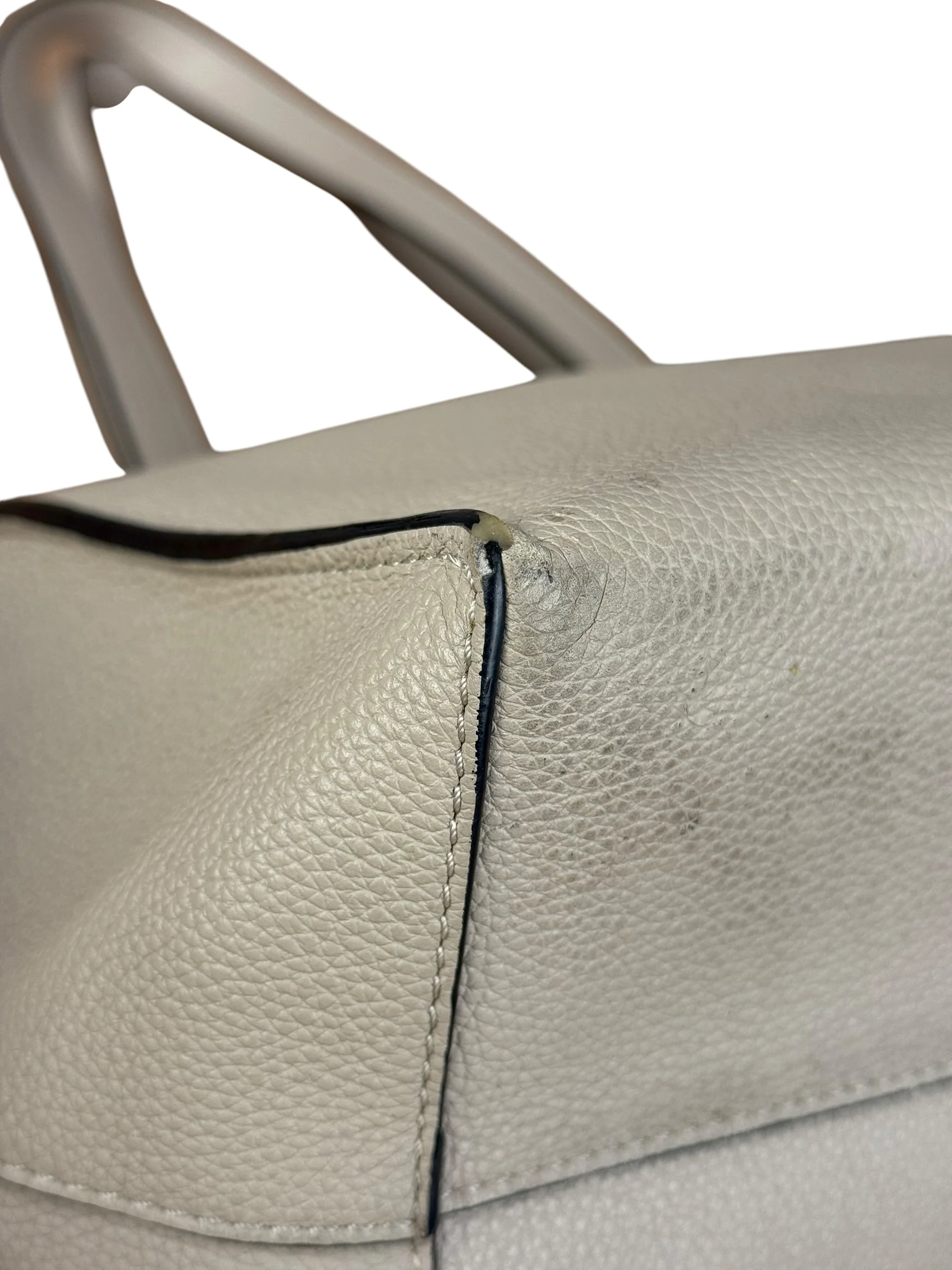 Loewe Beige Pebbled Leather Cushion Tote - Image 20