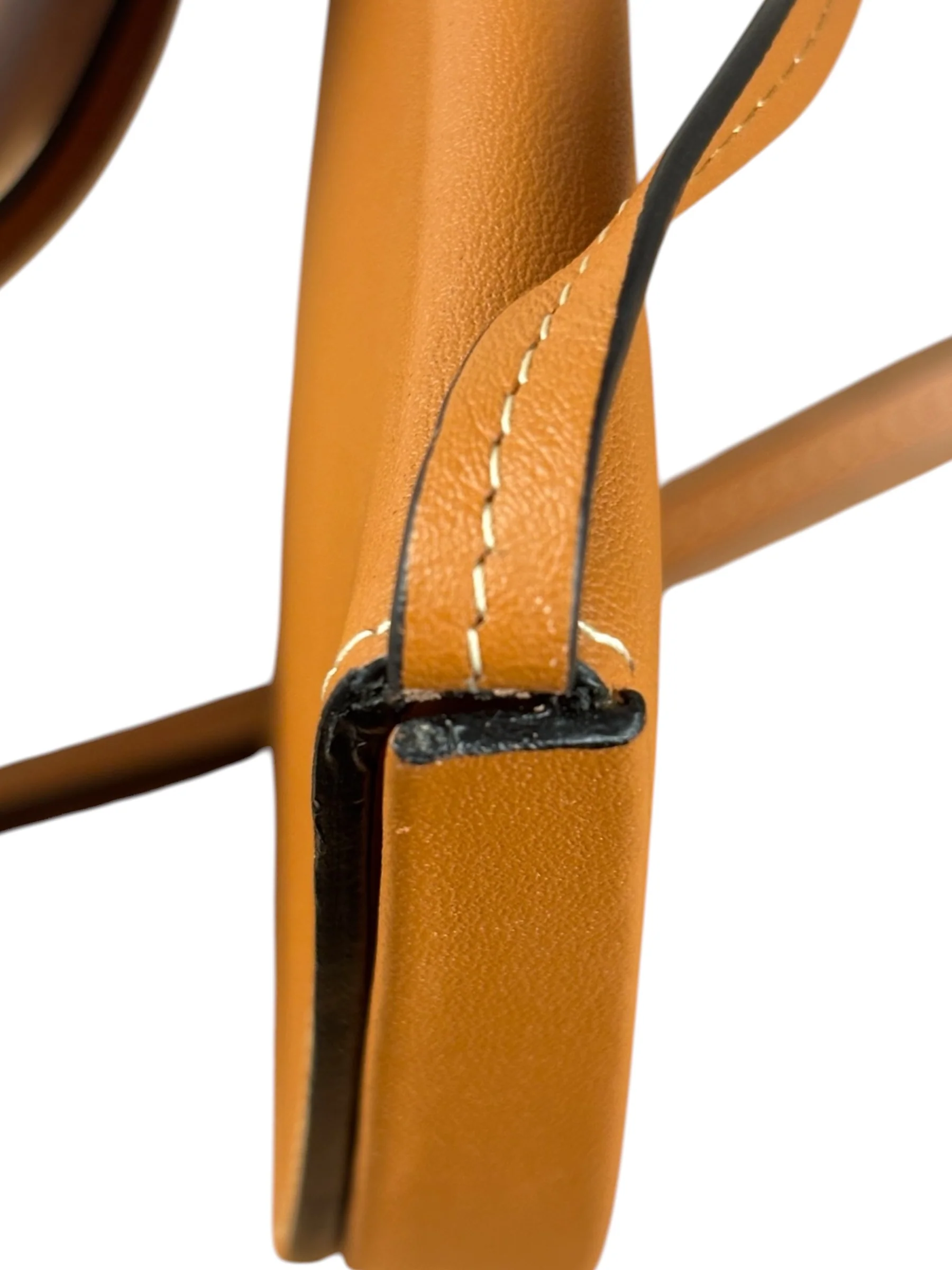 Loewe Camel Leather Heel Crossbody - Image 11