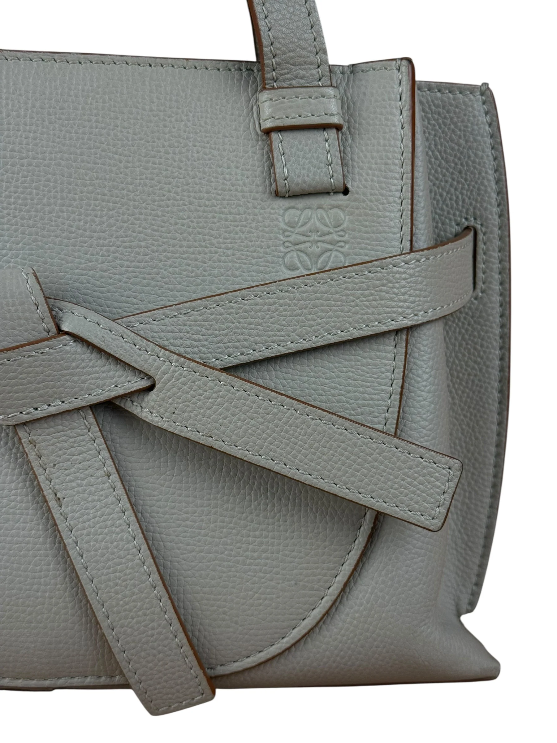 Loewe Gate Leather 2Way Top Handle Tote Bag - Image 3