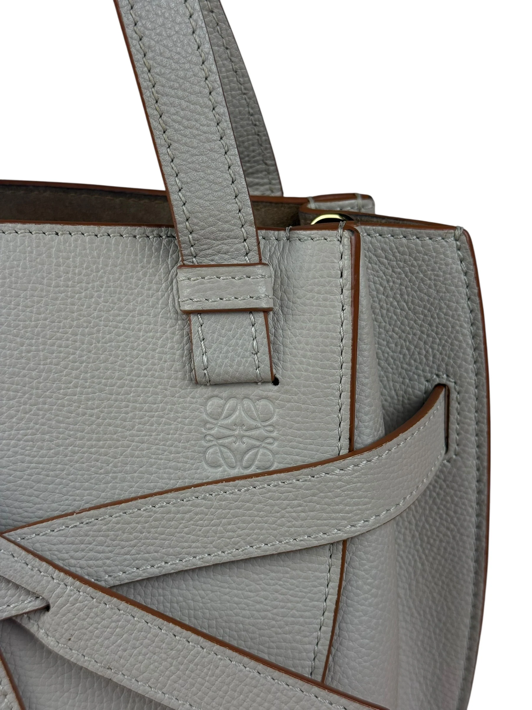 Loewe Gate Leather 2Way Top Handle Tote Bag - Image 5