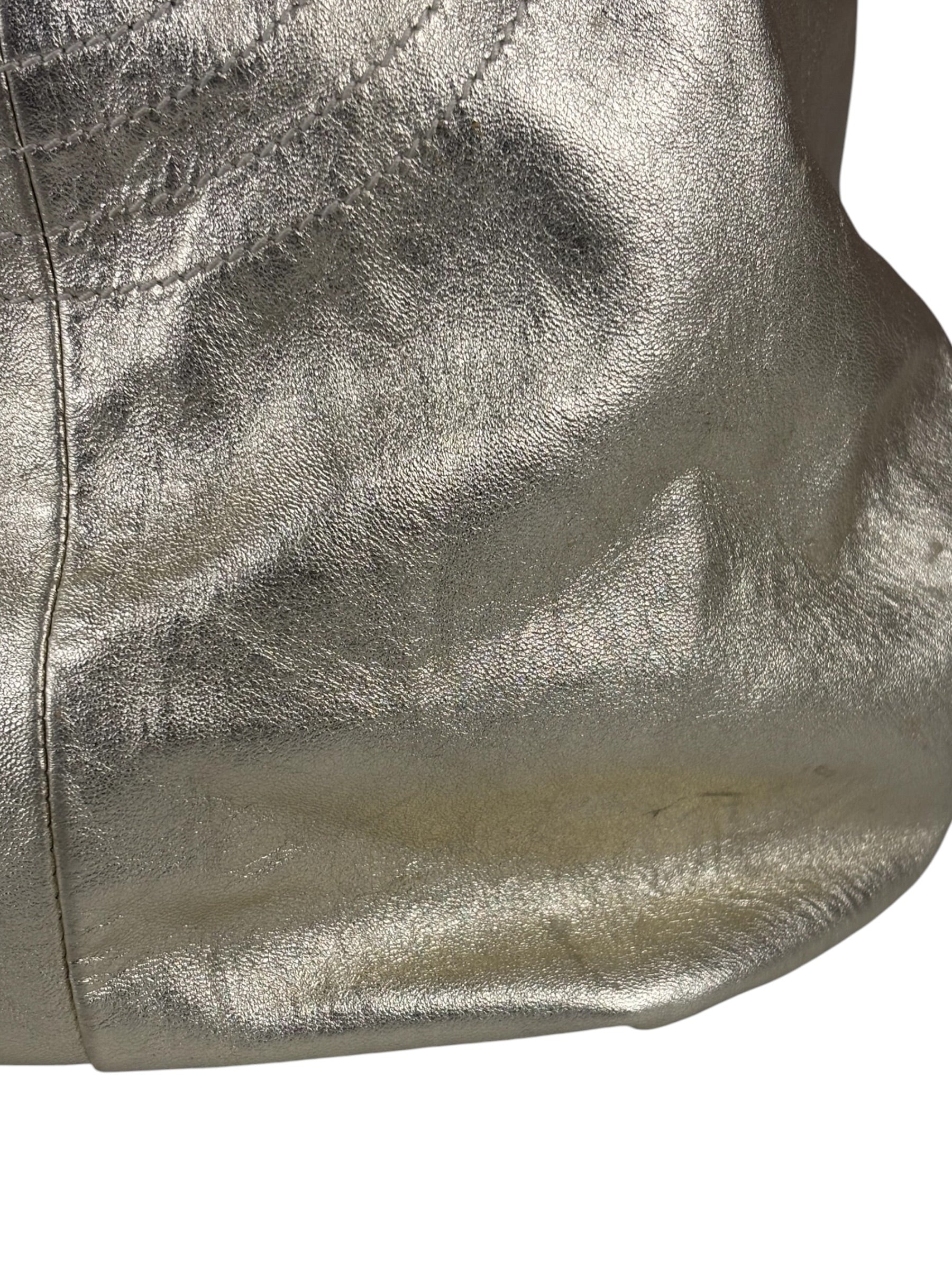 Loewe Gold/Bronze Leather Nappa Aire Handbag - Image 12