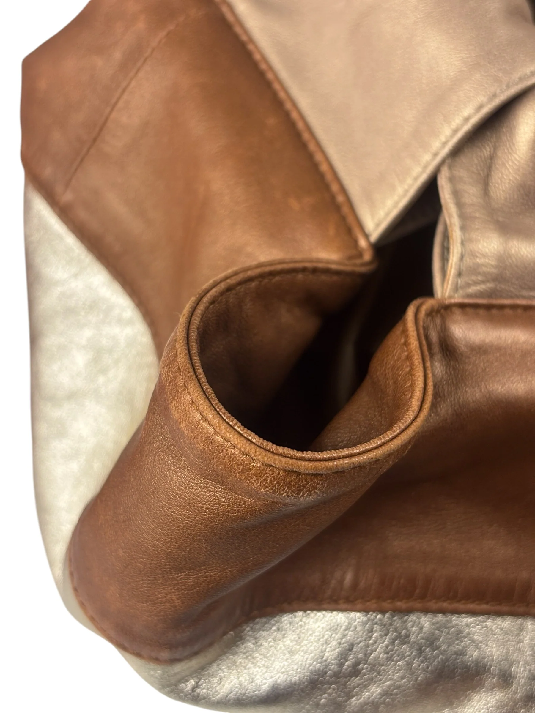 Loewe Gold/Bronze Leather Nappa Aire Handbag - Image 14