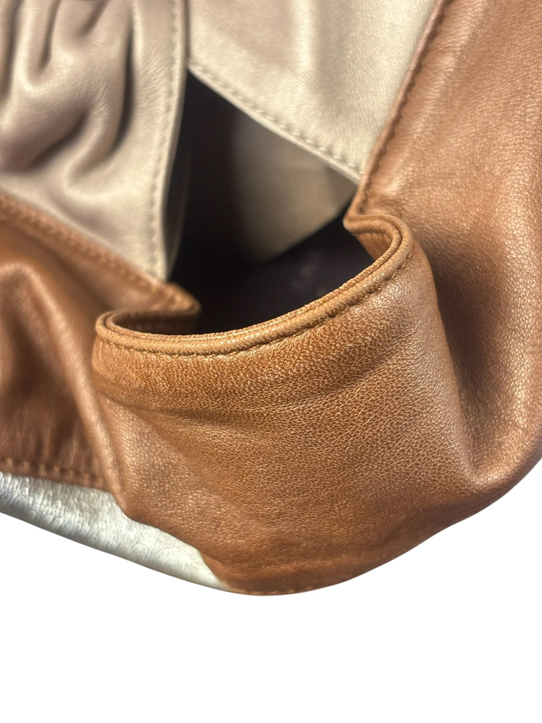 Loewe Gold/Bronze Leather Nappa Aire Handbag - Image 16